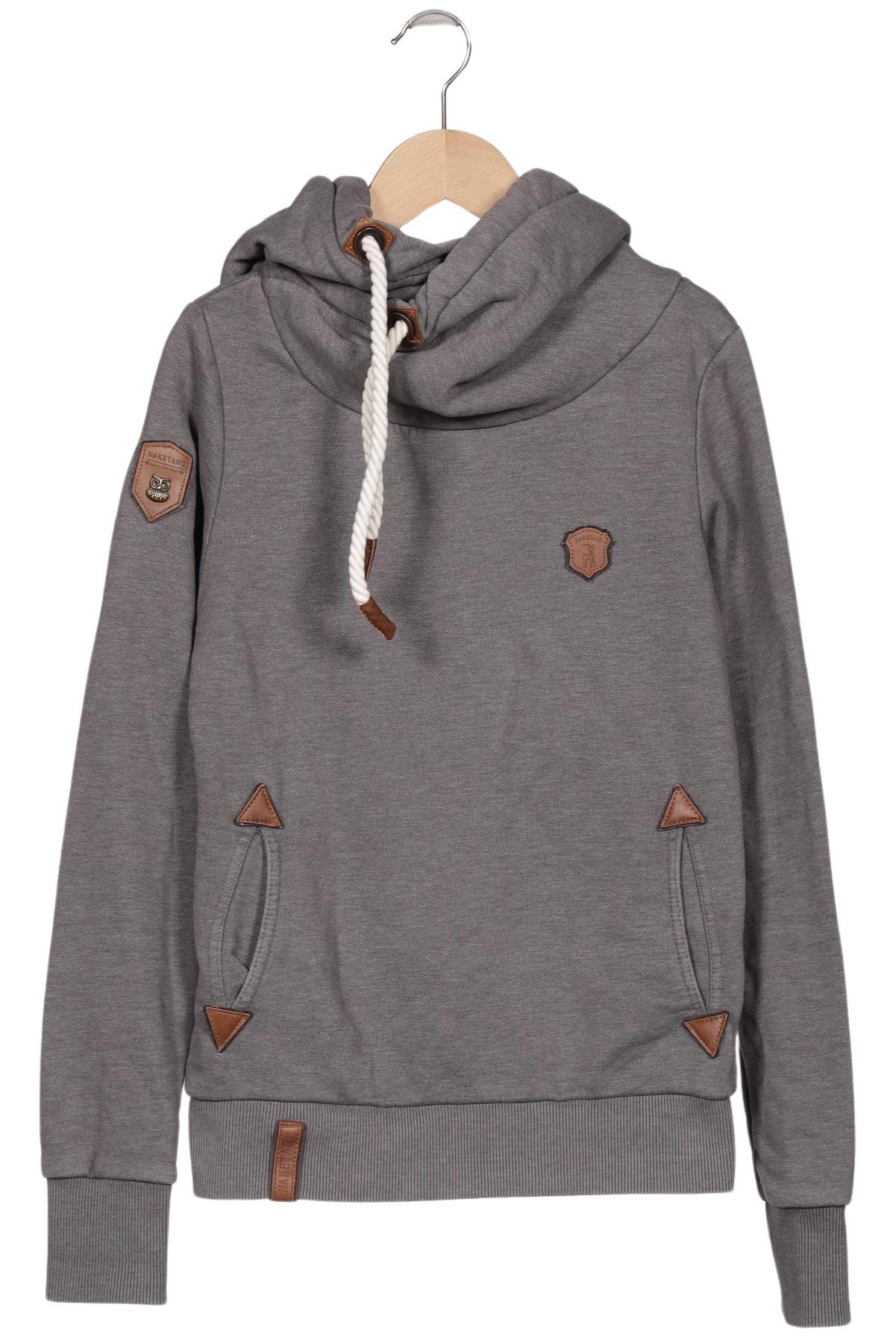 

Naketano Damen Kapuzenpullover, grau, Gr. 38