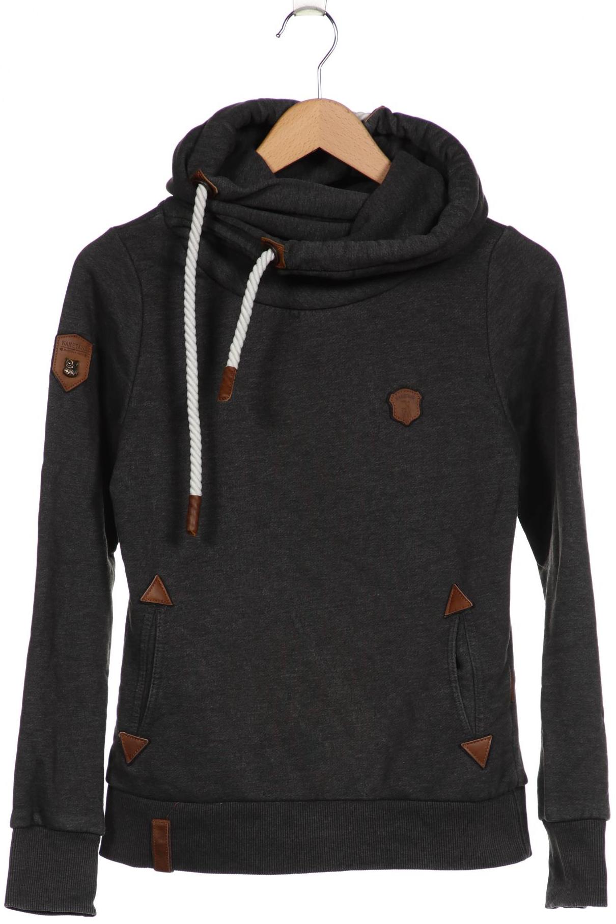 

Naketano Damen Kapuzenpullover, grau, Gr. 36