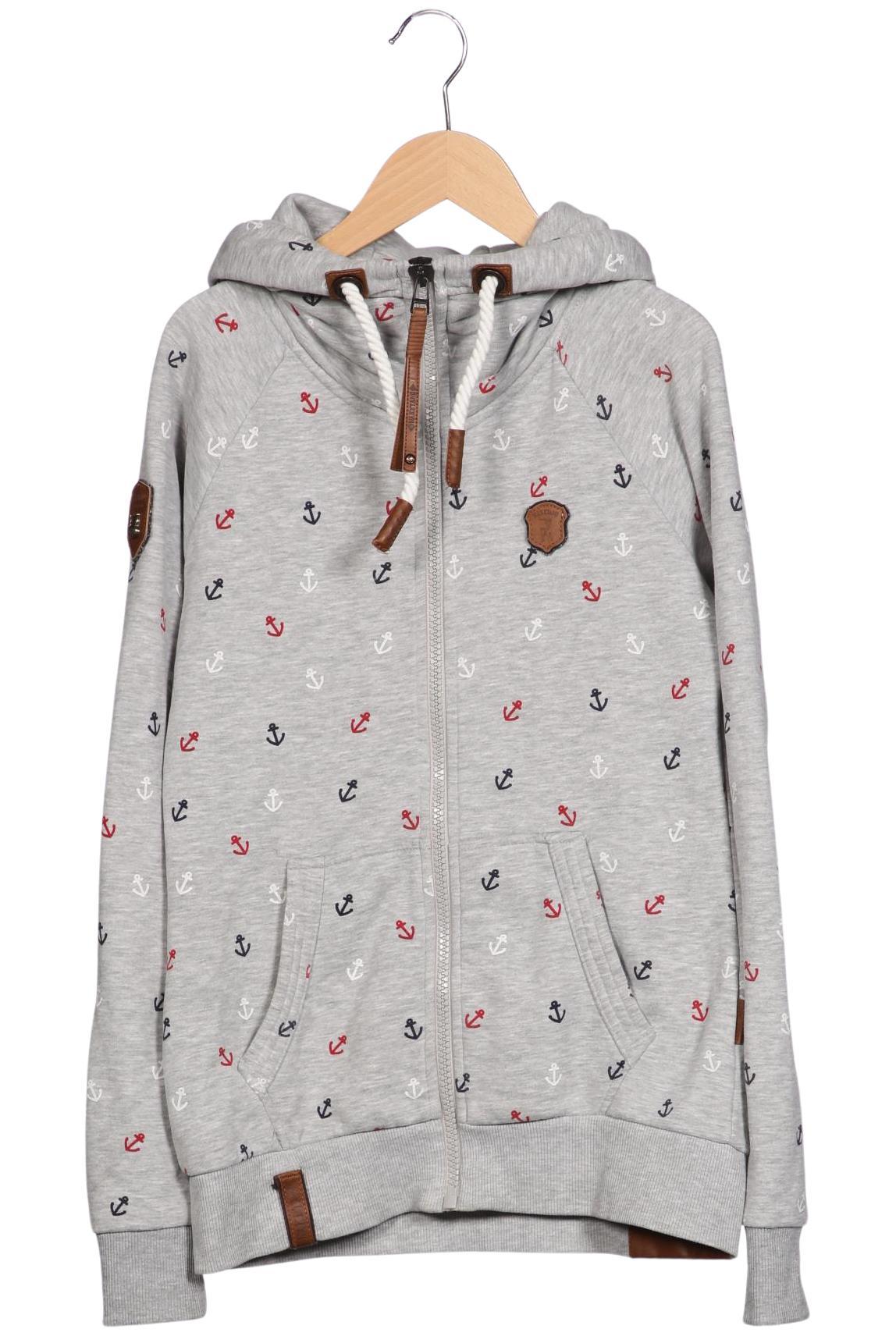 

Naketano Damen Kapuzenpullover, grau, Gr. 38