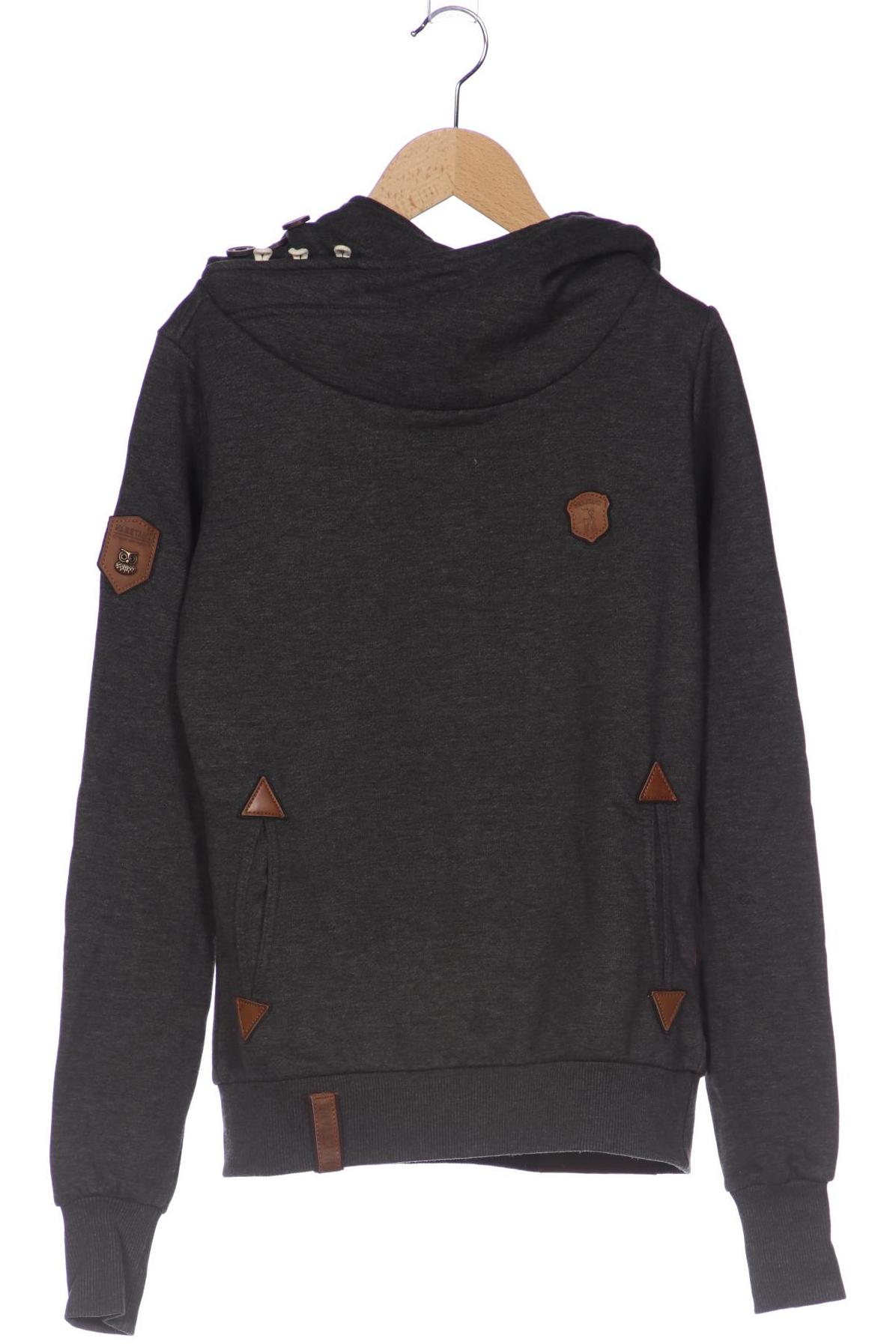 

Naketano Damen Kapuzenpullover, grau, Gr. 34