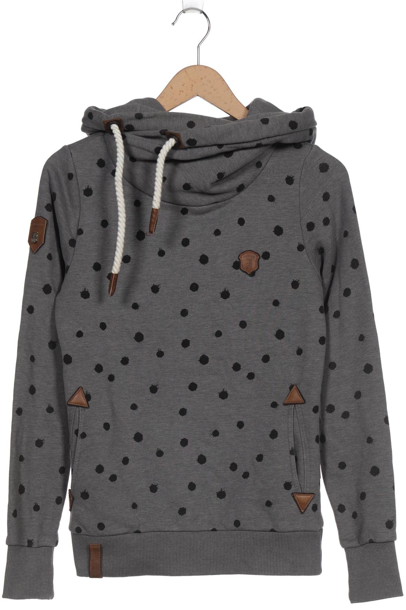 

Naketano Damen Kapuzenpullover, grau, Gr. 38