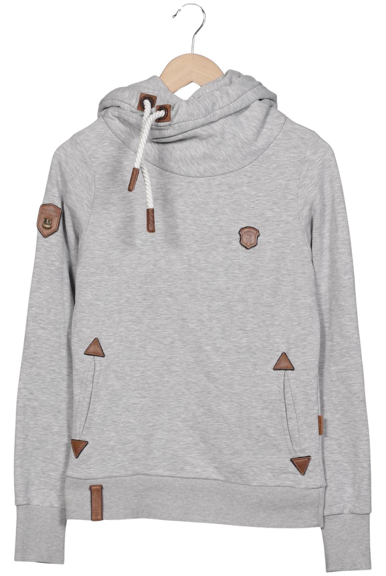 

Naketano Damen Kapuzenpullover, grau, Gr. 36