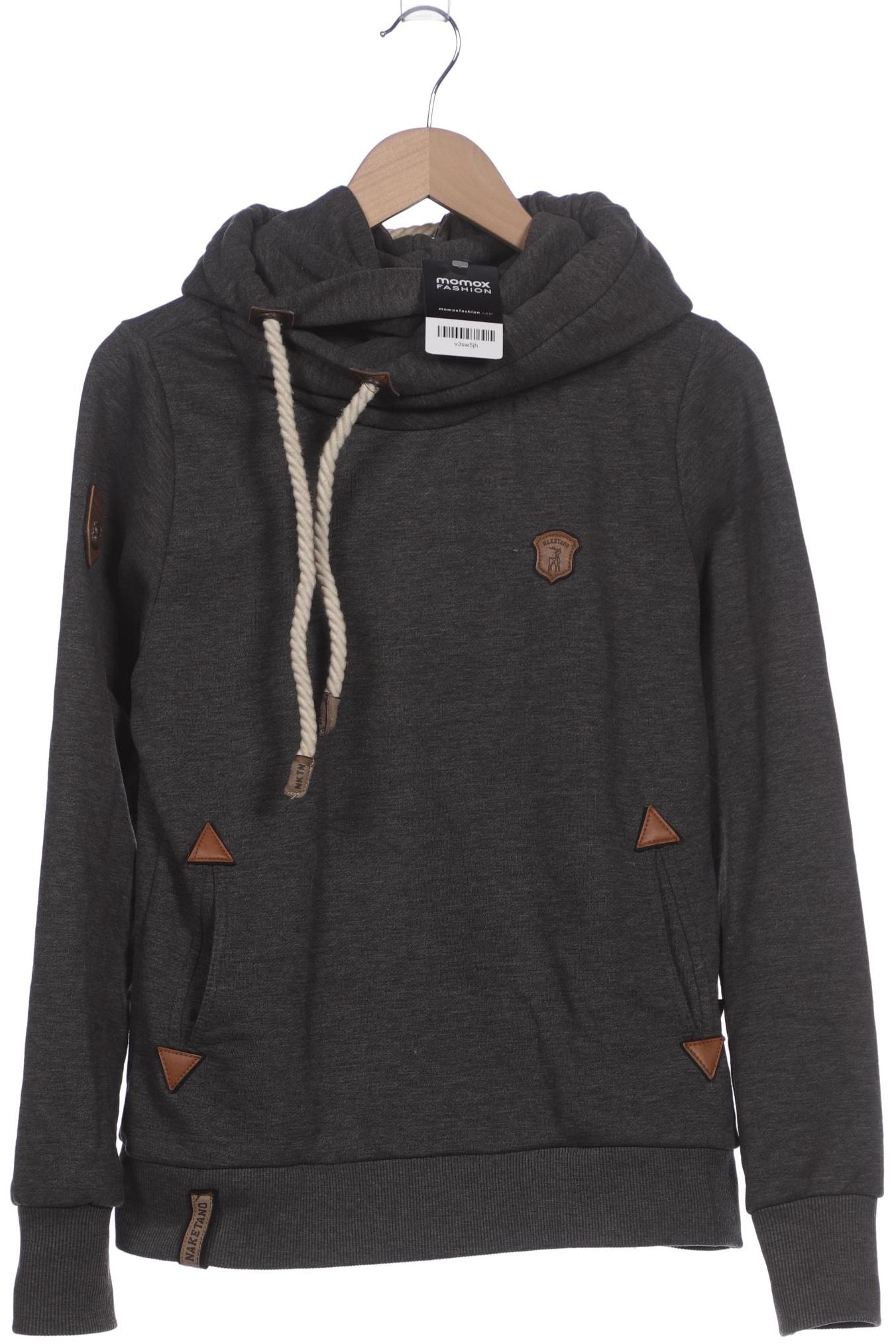 

Naketano Damen Kapuzenpullover, grau, Gr. 38