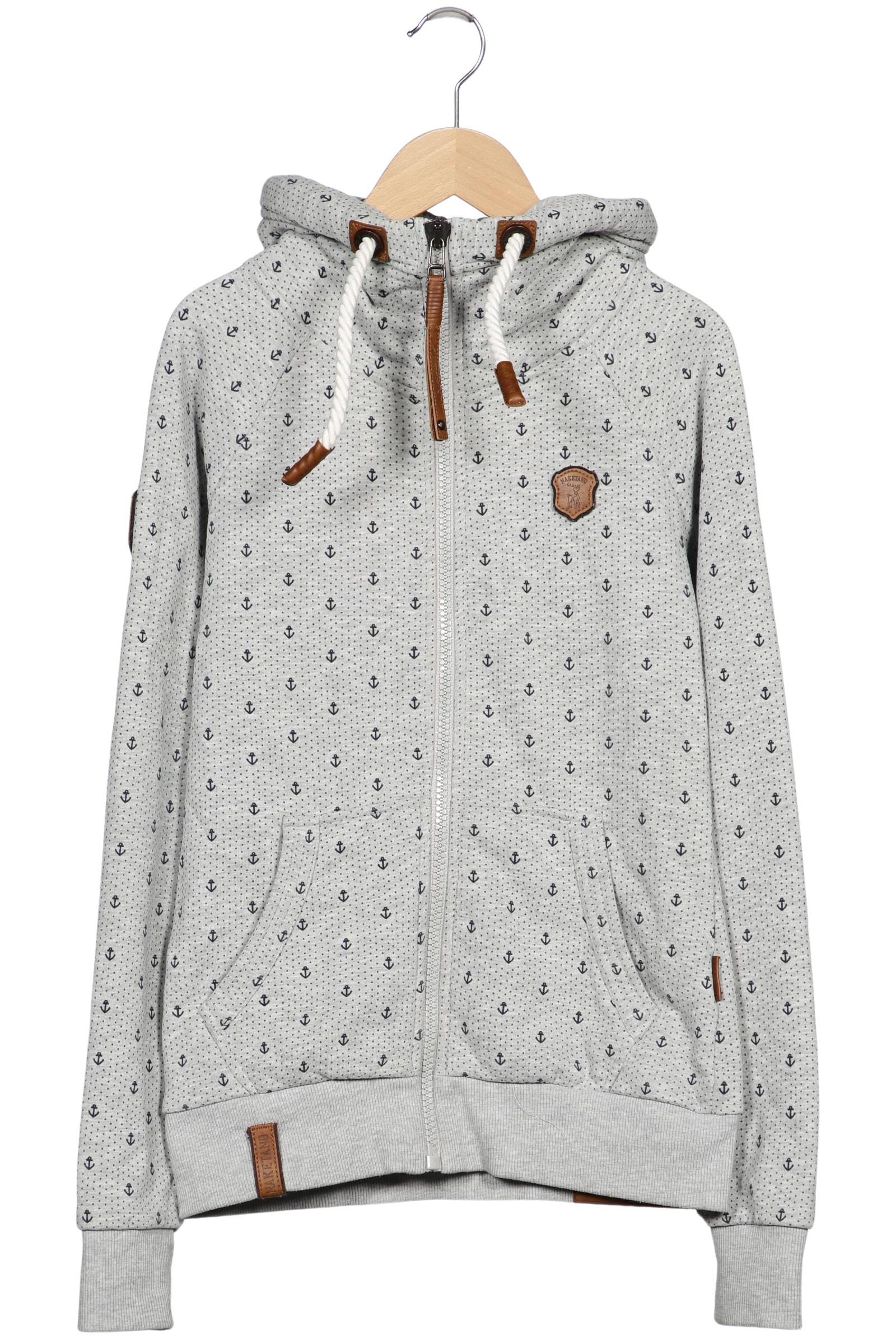 

Naketano Damen Kapuzenpullover, grau, Gr. 36