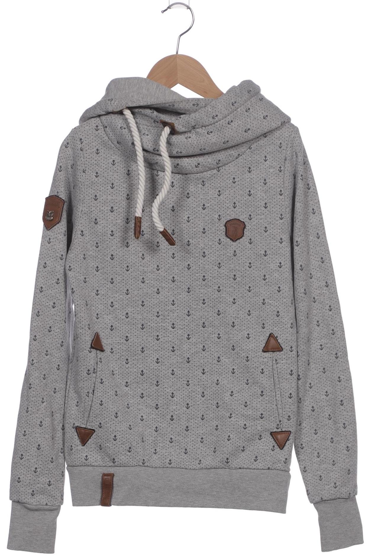 

Naketano Damen Kapuzenpullover, grau, Gr. 36