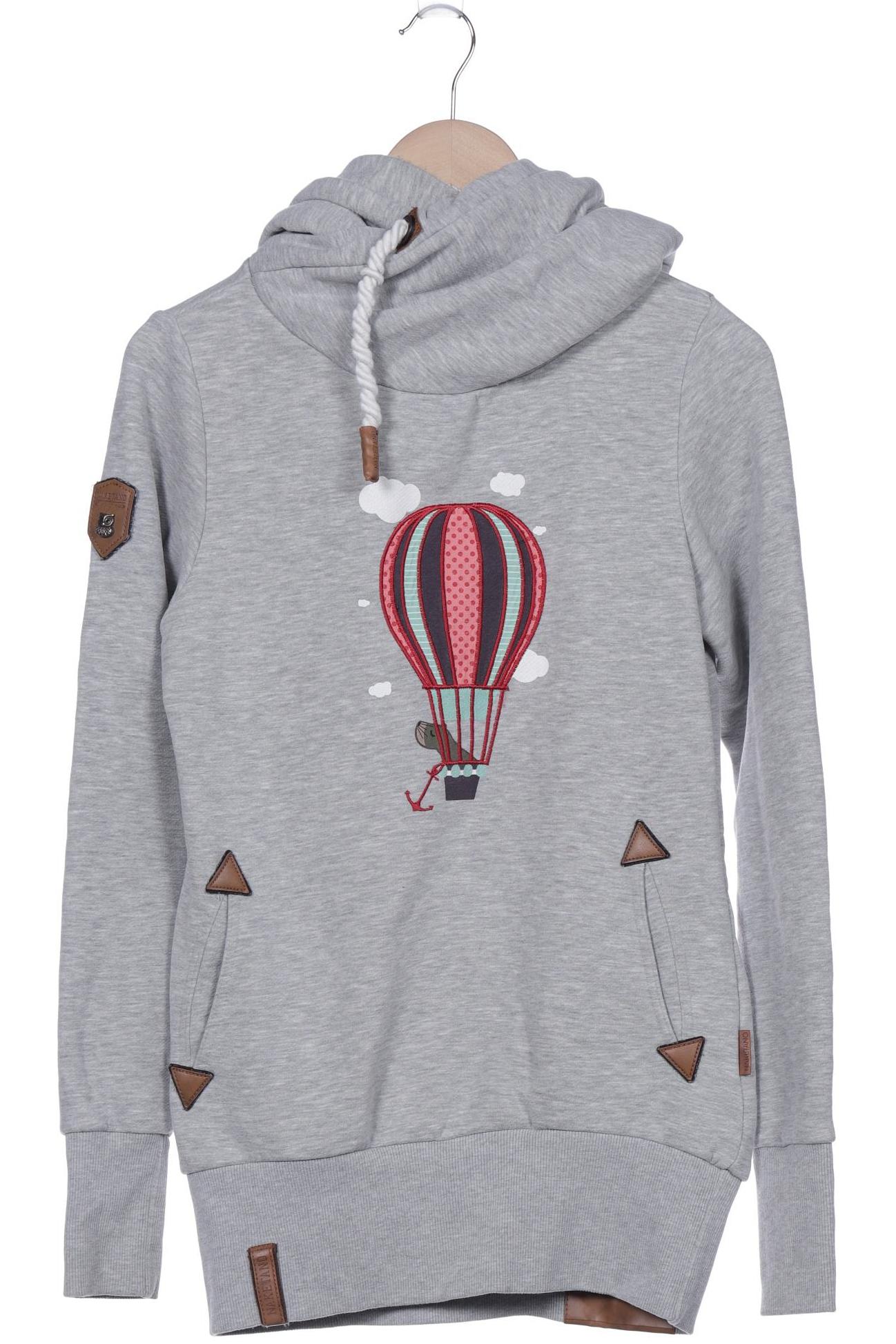 

Naketano Damen Kapuzenpullover, grau, Gr. 38