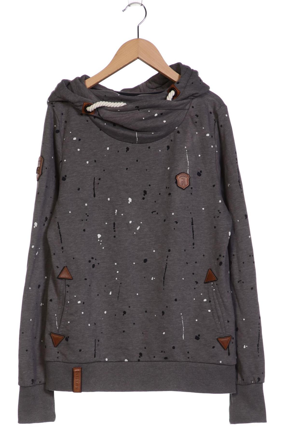 

Naketano Damen Kapuzenpullover, grau, Gr. 42