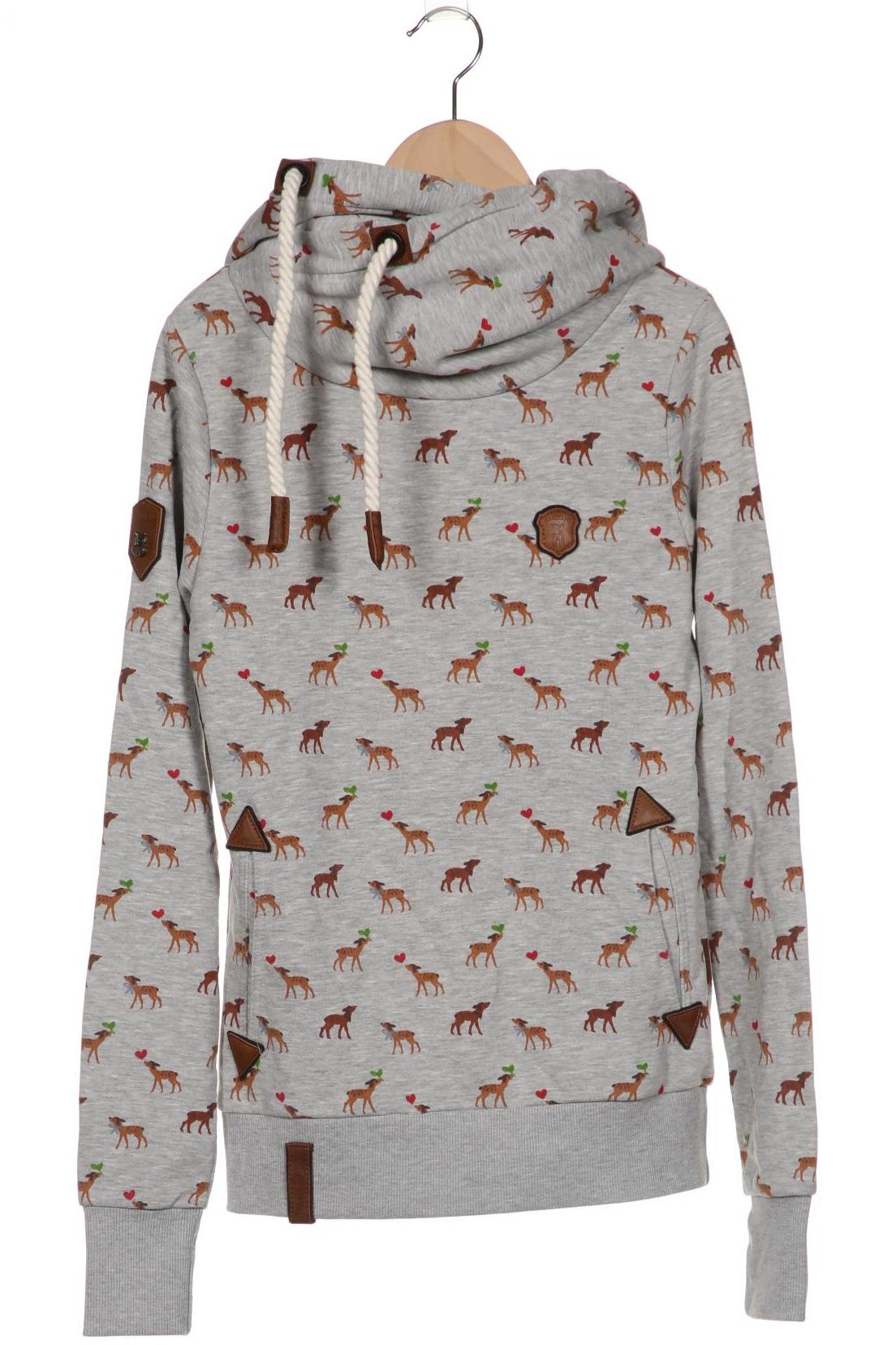 

Naketano Damen Kapuzenpullover, grau, Gr. 36