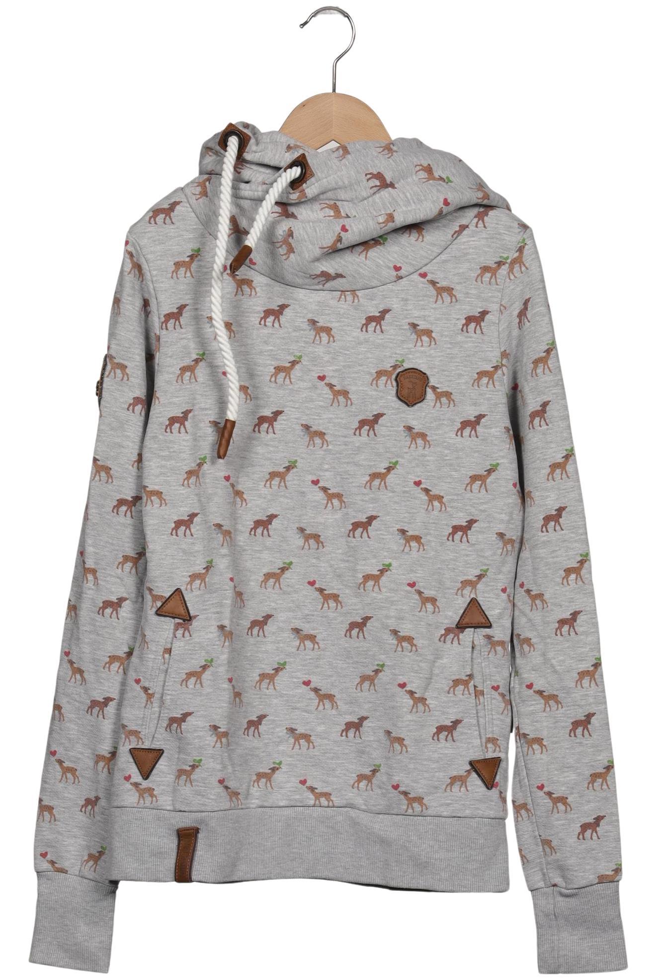 

Naketano Damen Kapuzenpullover, grau, Gr. 38