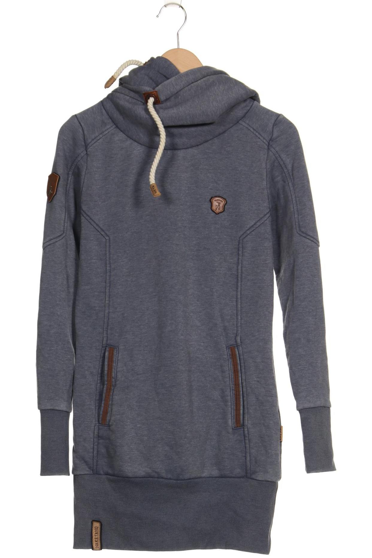 

Naketano Damen Kapuzenpullover, grau, Gr. 38