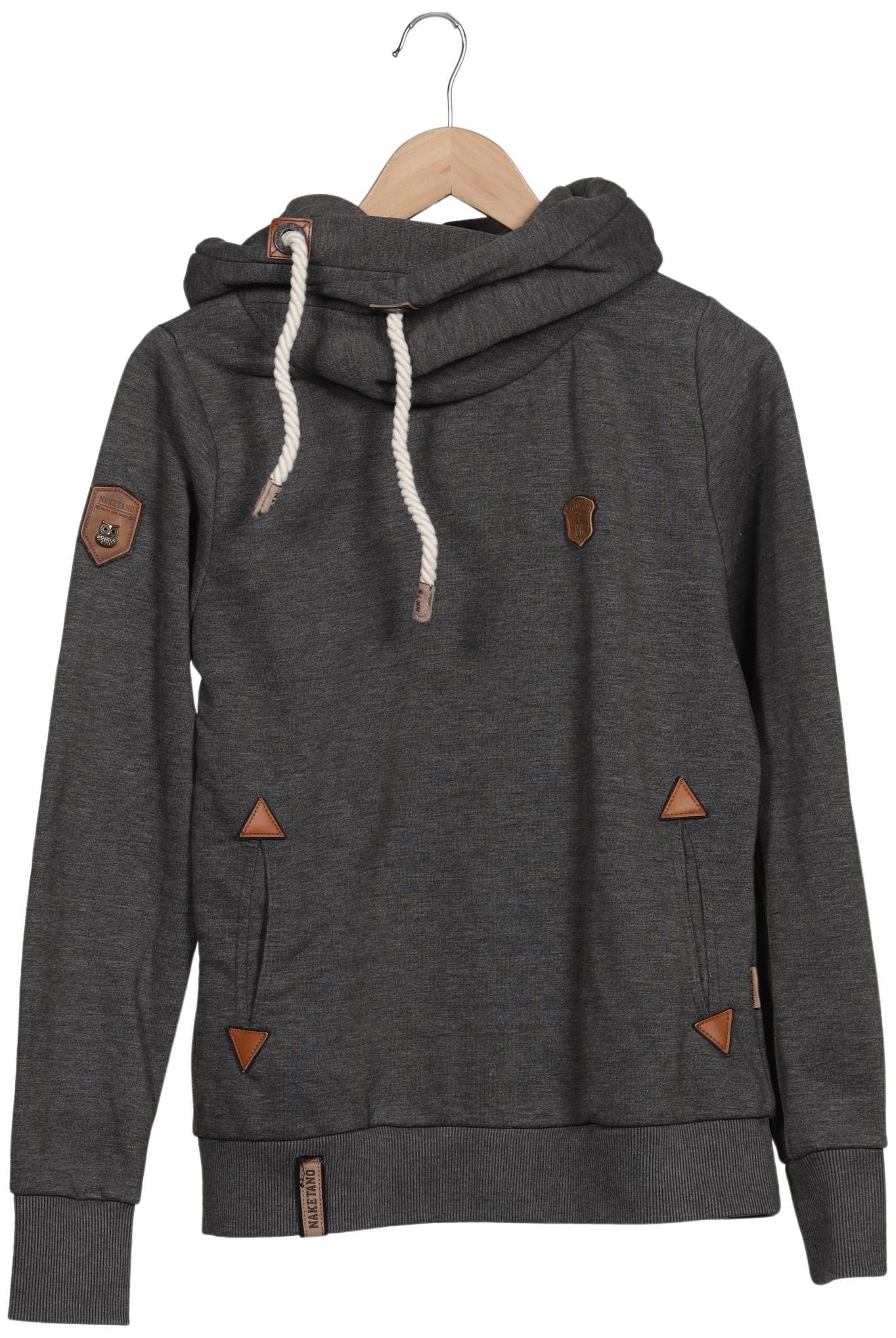 

Naketano Damen Kapuzenpullover, grau, Gr. 38
