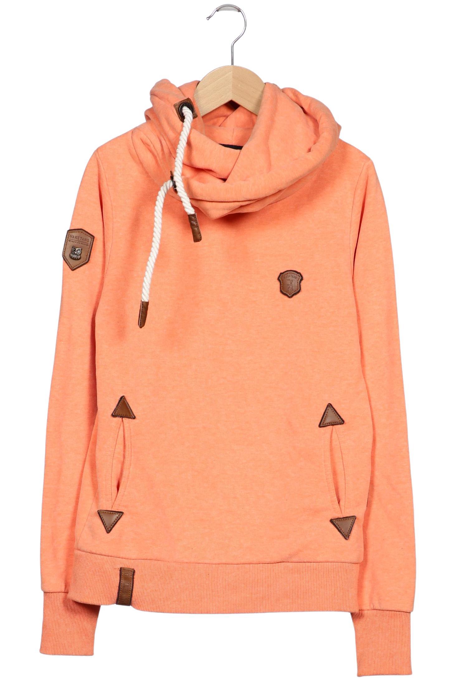 

Naketano Damen Kapuzenpullover, orange, Gr. 36