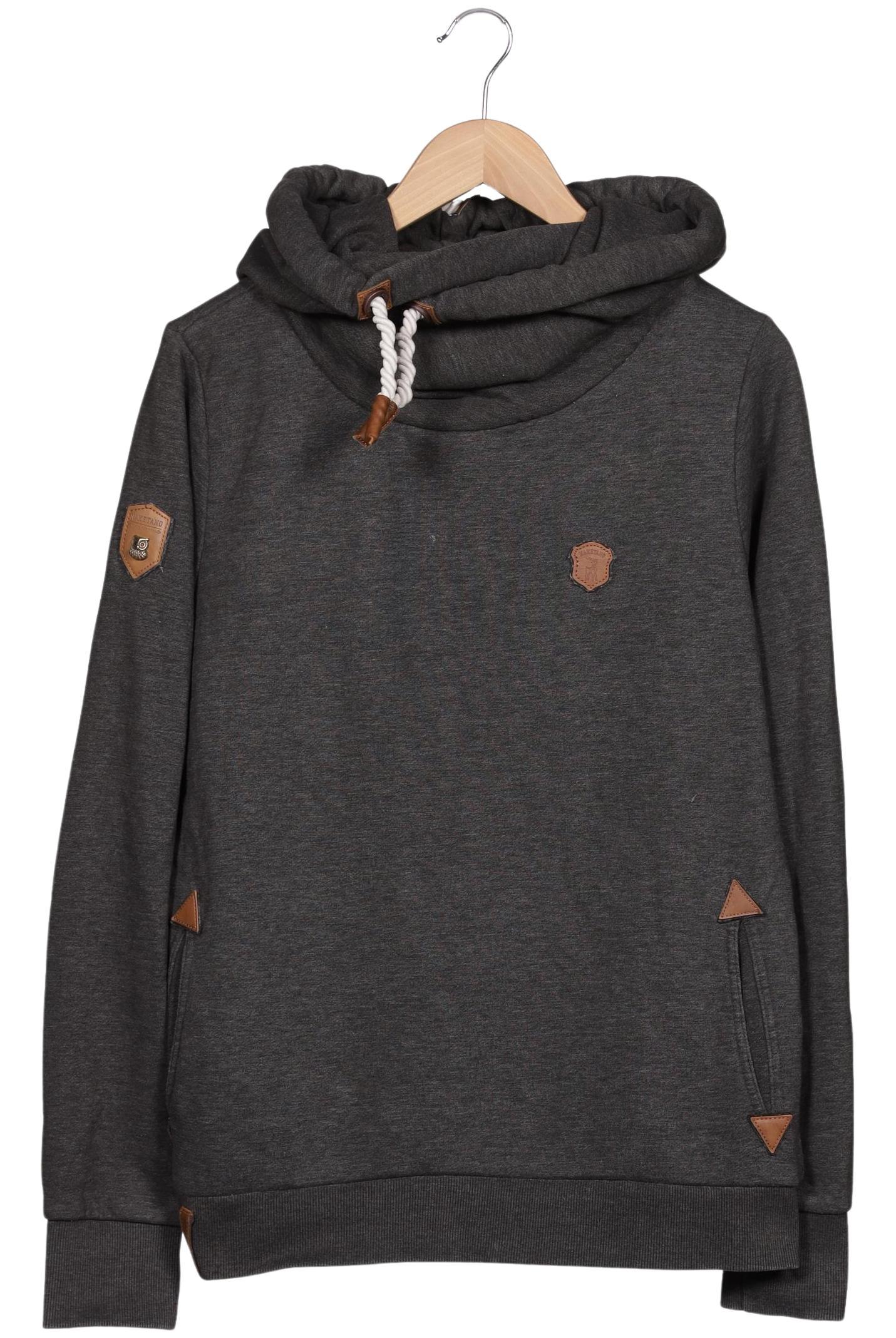 

Naketano Damen Kapuzenpullover, grau, Gr. 46