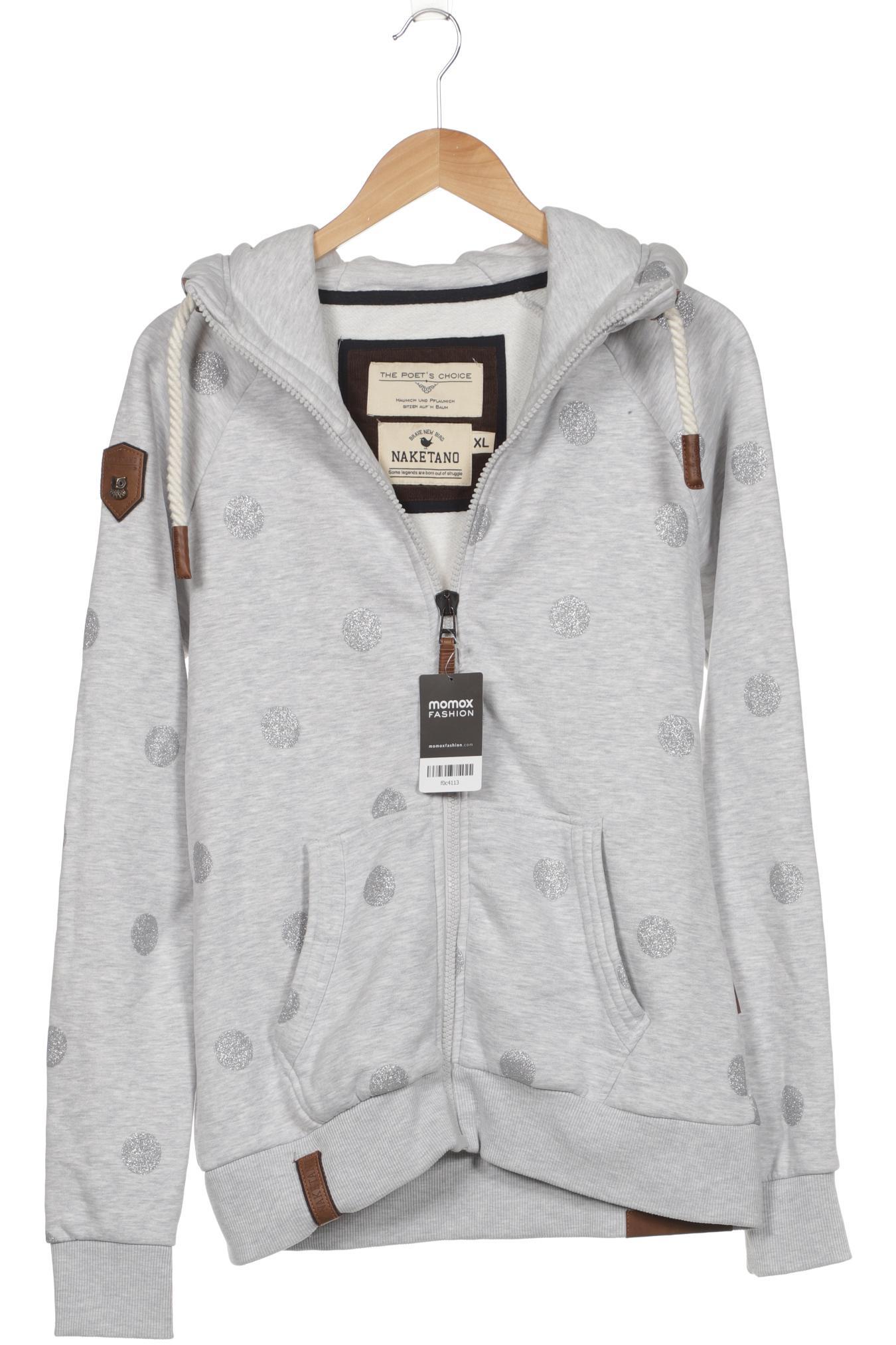 

Naketano Damen Kapuzenpullover, grau, Gr. 44