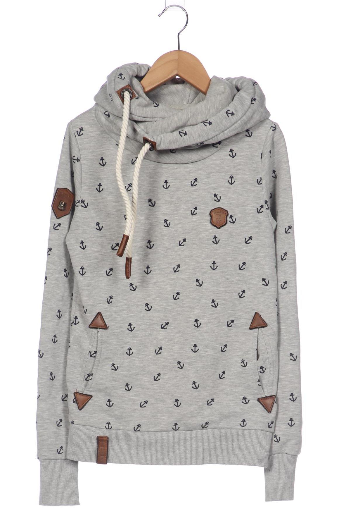 

Naketano Damen Kapuzenpullover, grau, Gr. 36
