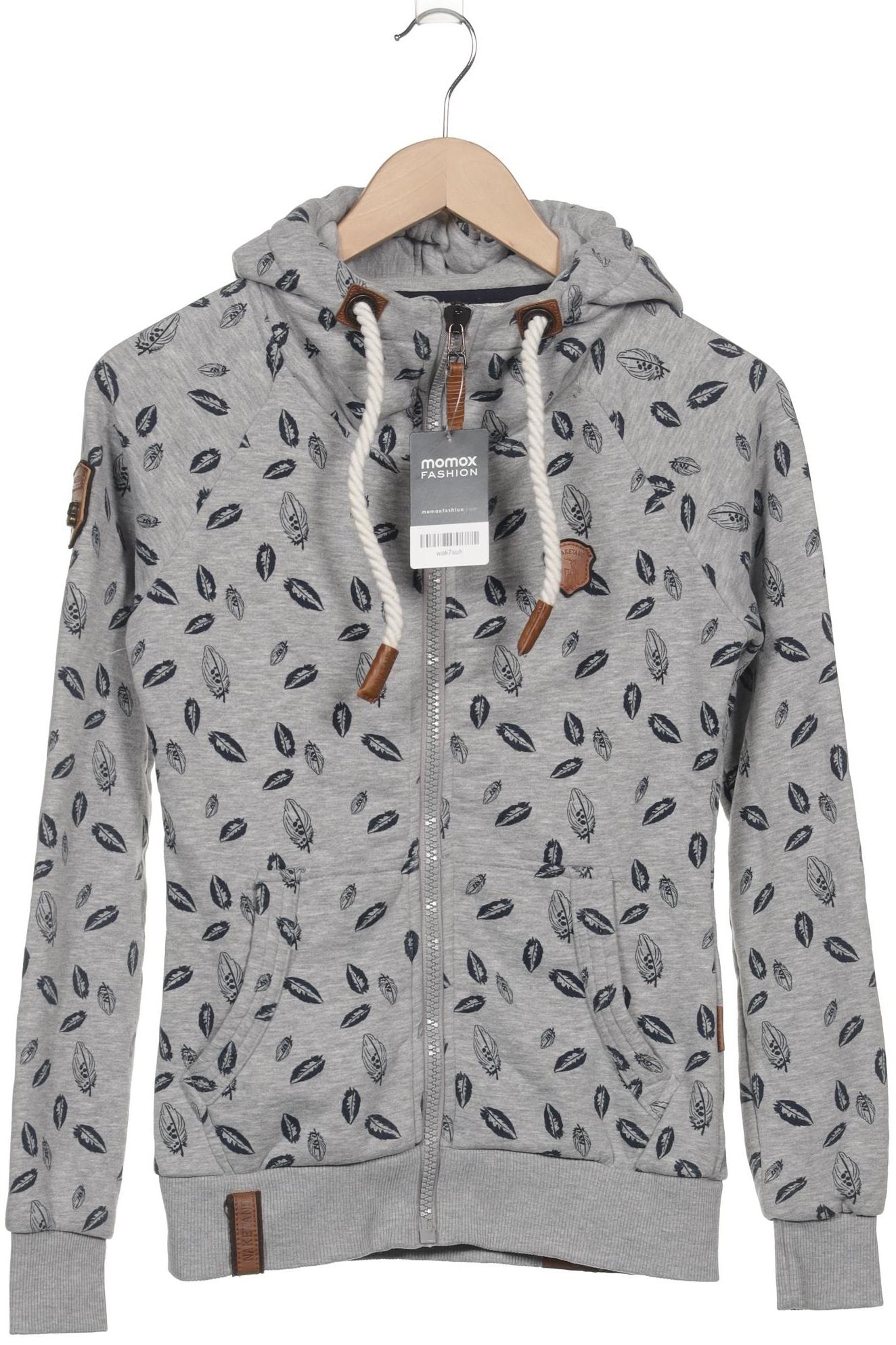 

Naketano Damen Kapuzenpullover, grau, Gr. 34
