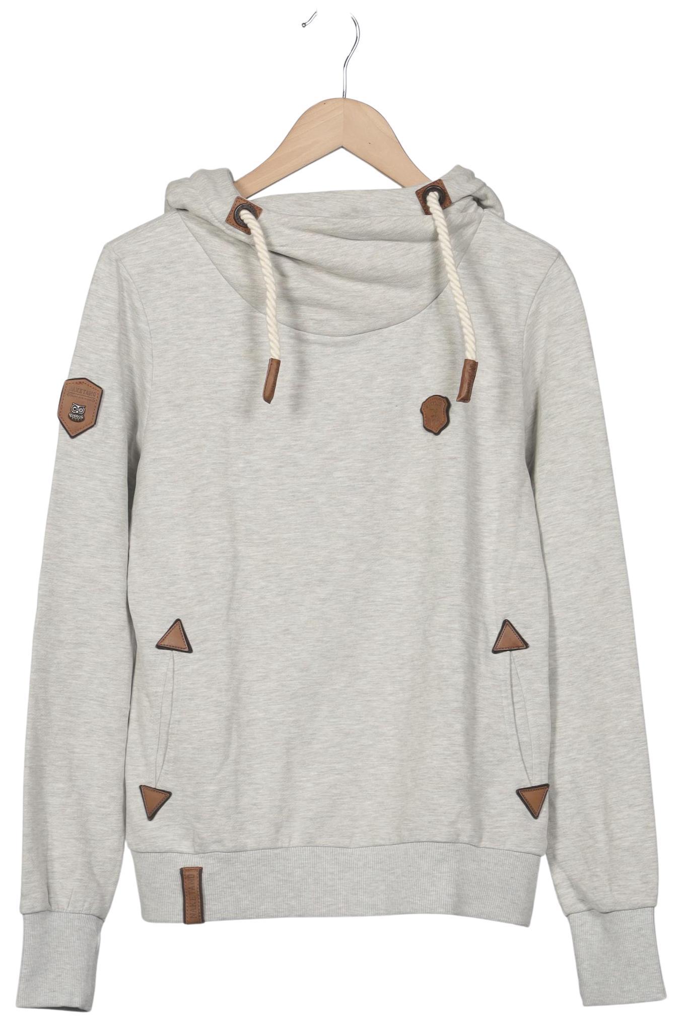 

Naketano Damen Kapuzenpullover, grau, Gr. 38