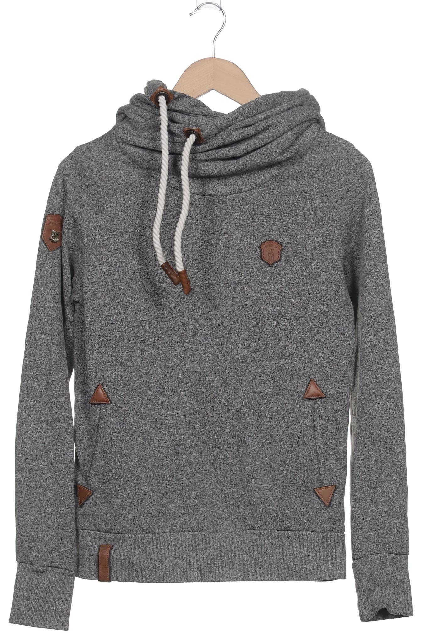 

Naketano Damen Kapuzenpullover, grau, Gr. 38