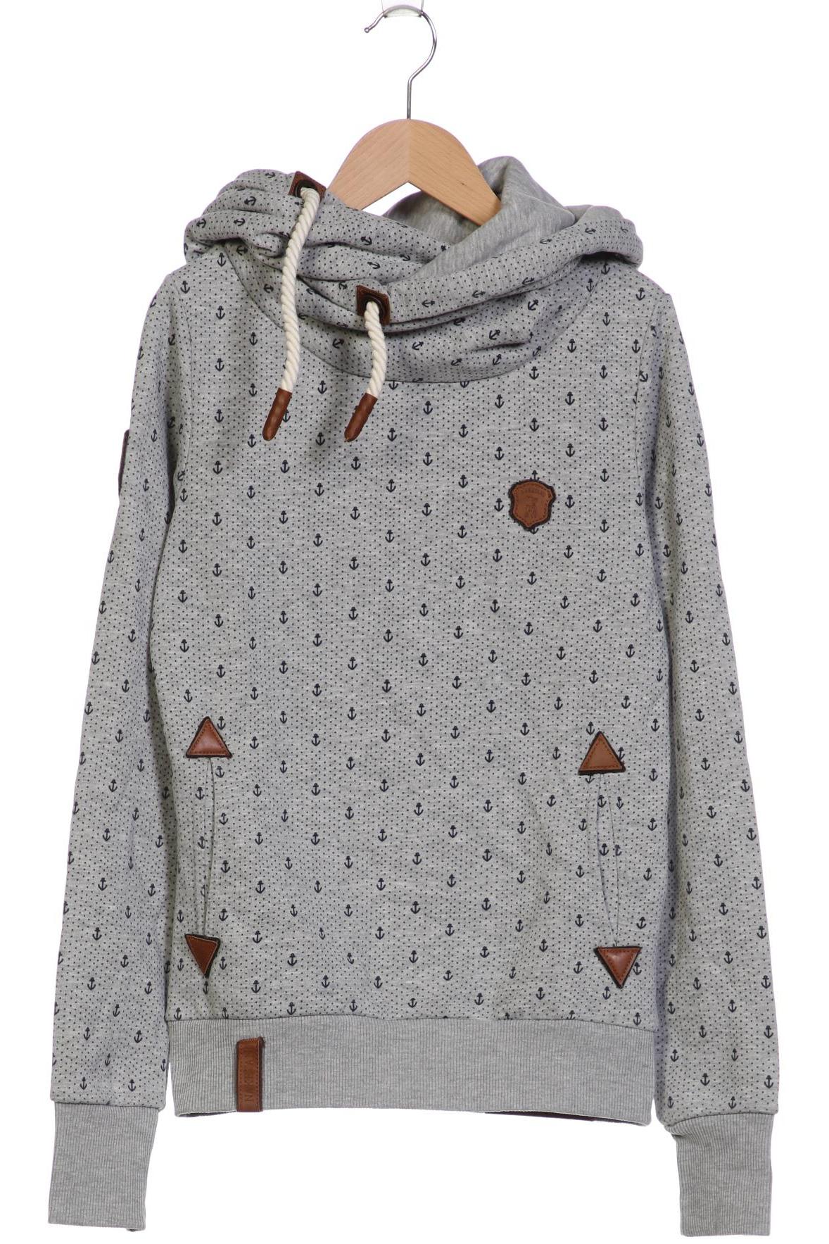 

Naketano Damen Kapuzenpullover, grau, Gr. 36