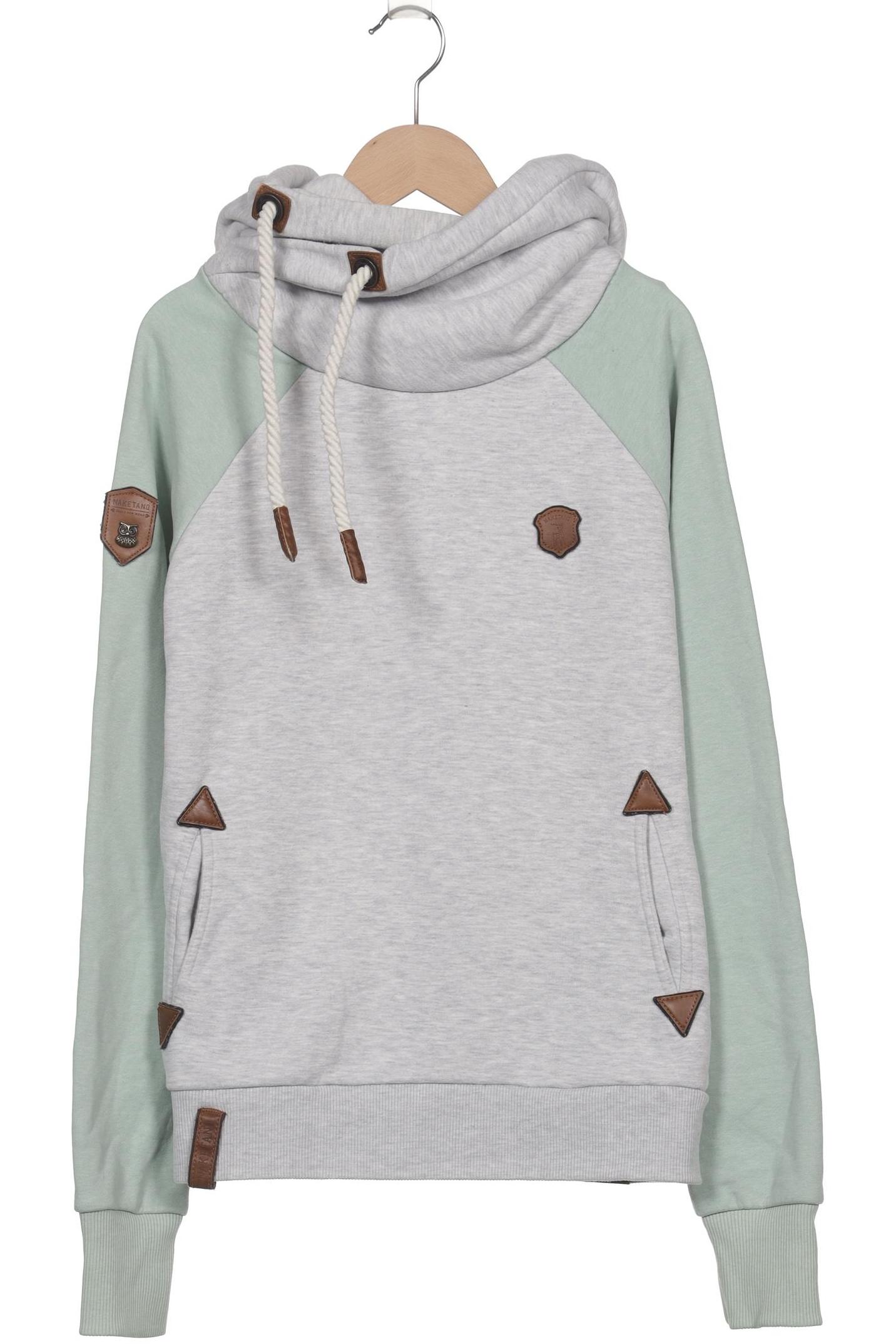 

Naketano Damen Kapuzenpullover, grau, Gr. 38