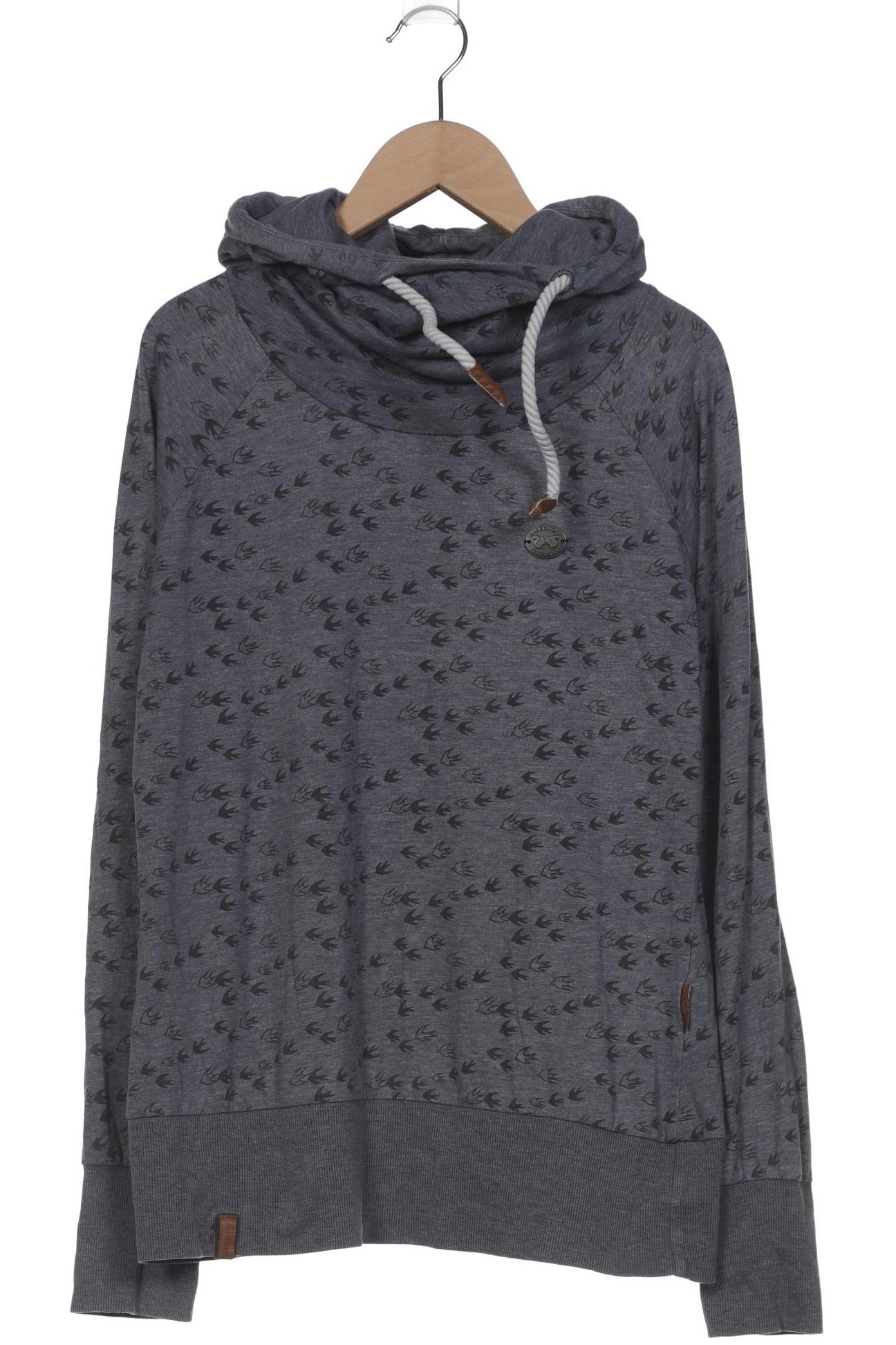 

Naketano Damen Kapuzenpullover, grau, Gr. 38