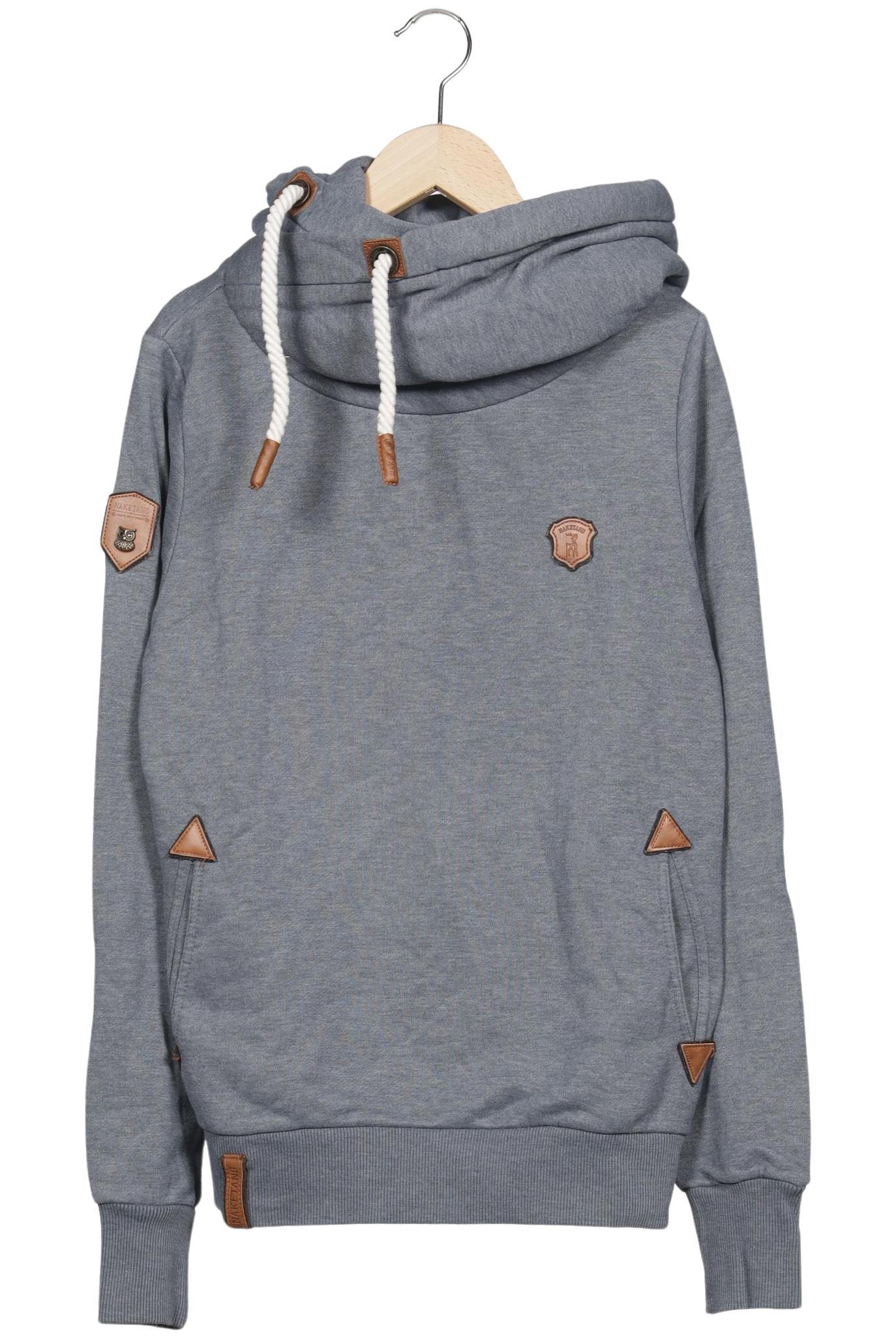 

Naketano Damen Kapuzenpullover, grau, Gr. 38