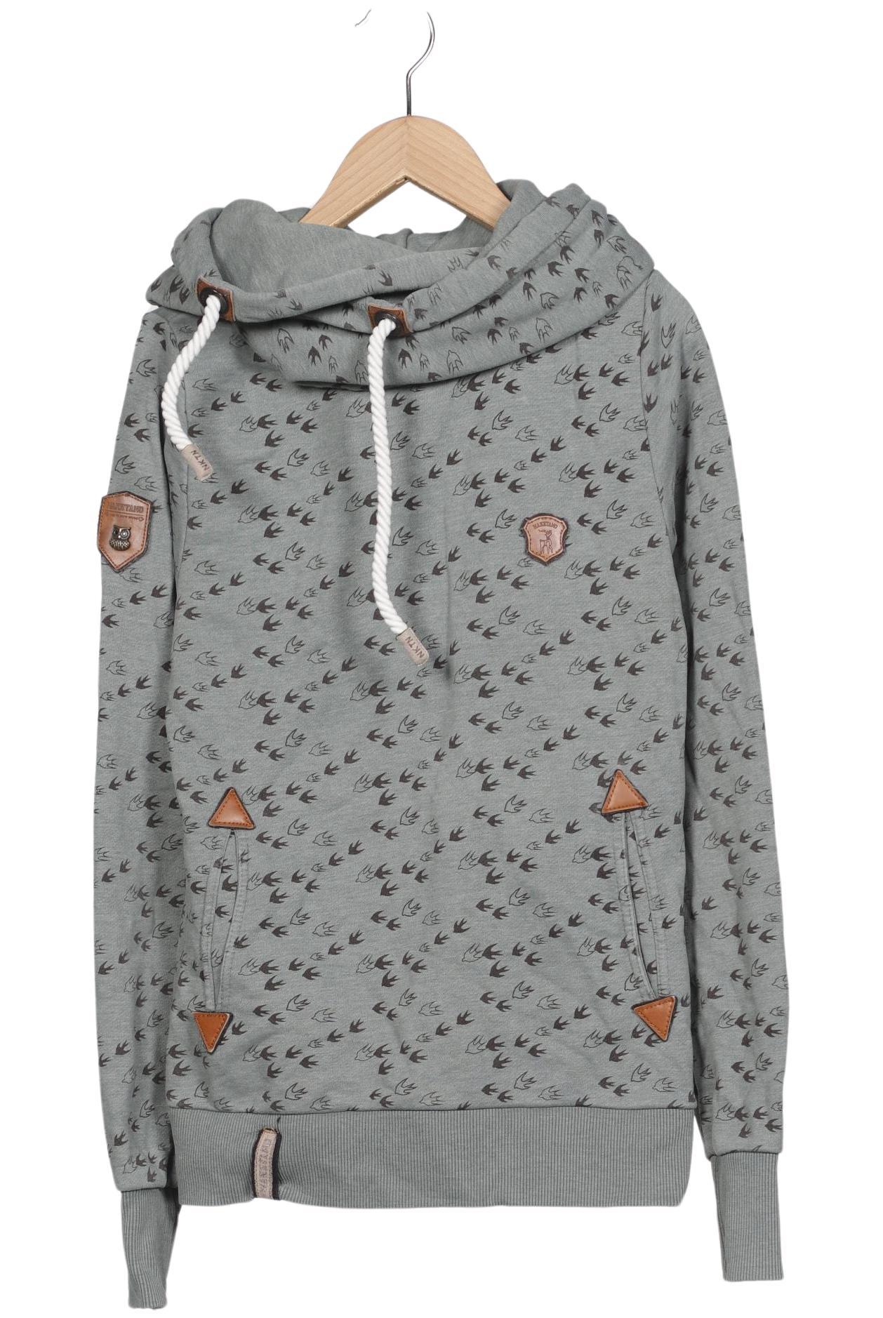 

Naketano Damen Kapuzenpullover, grau, Gr. 34