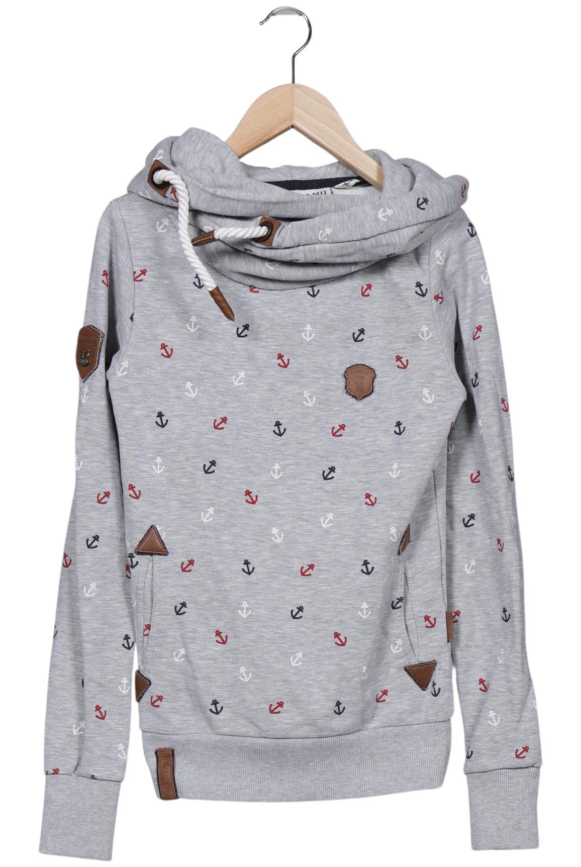 

Naketano Damen Kapuzenpullover, grau, Gr. 34