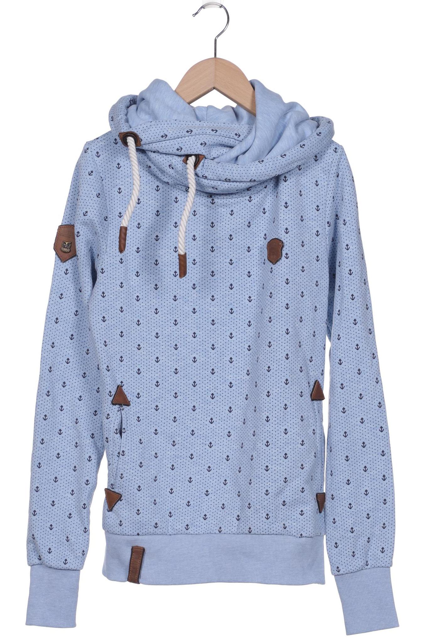

Naketano Damen Kapuzenpullover, hellblau, Gr. 38