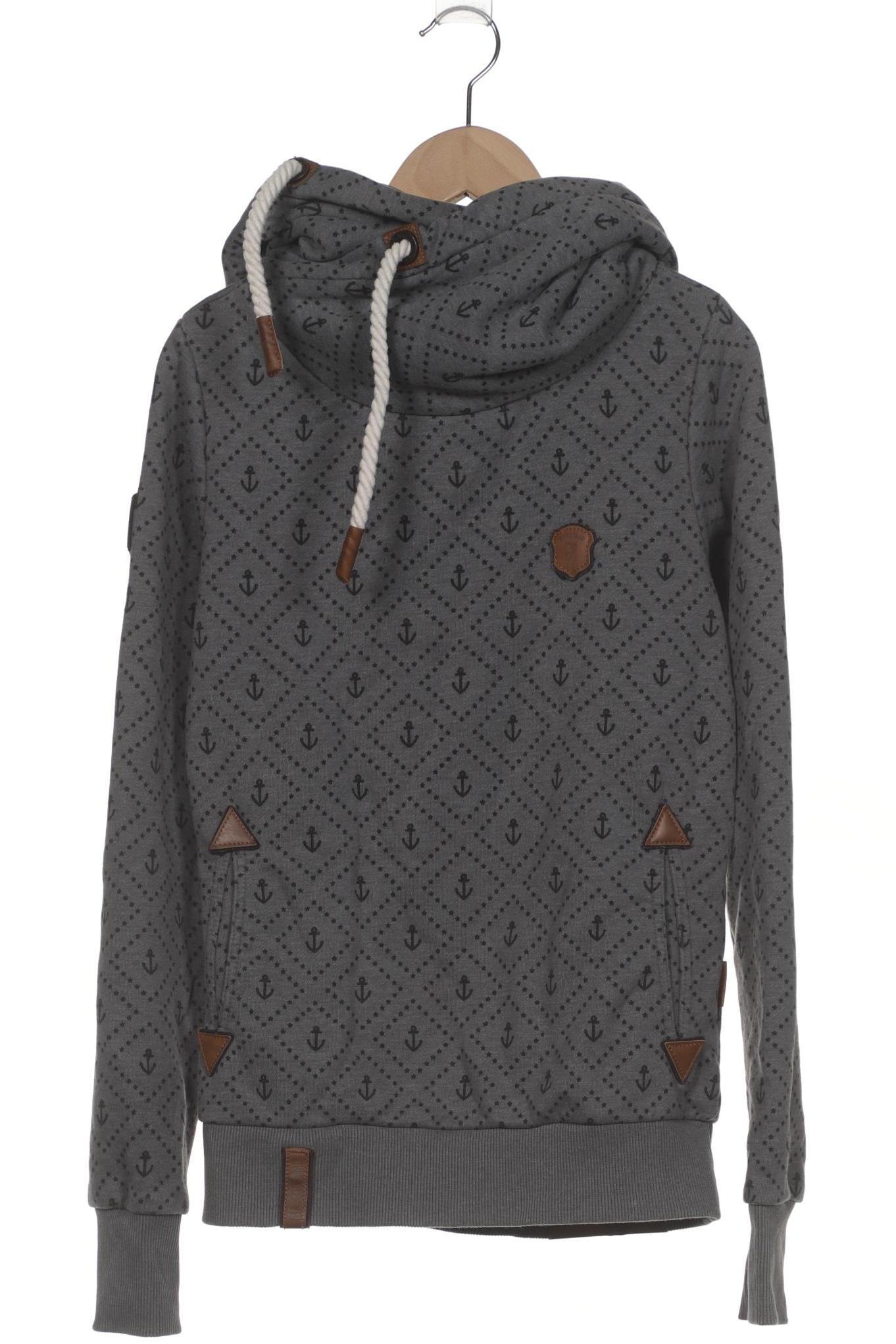 

Naketano Damen Kapuzenpullover, grau, Gr. 36