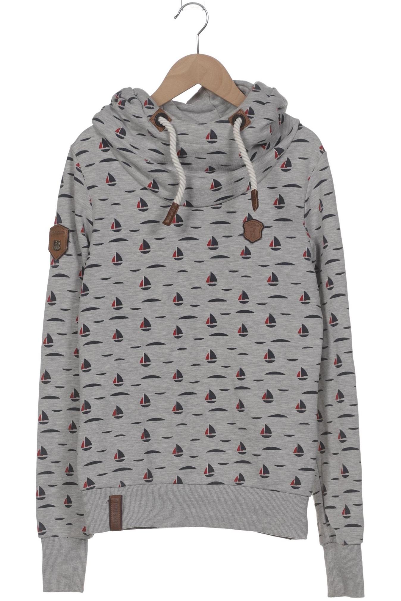 

Naketano Damen Kapuzenpullover, grau, Gr. 36