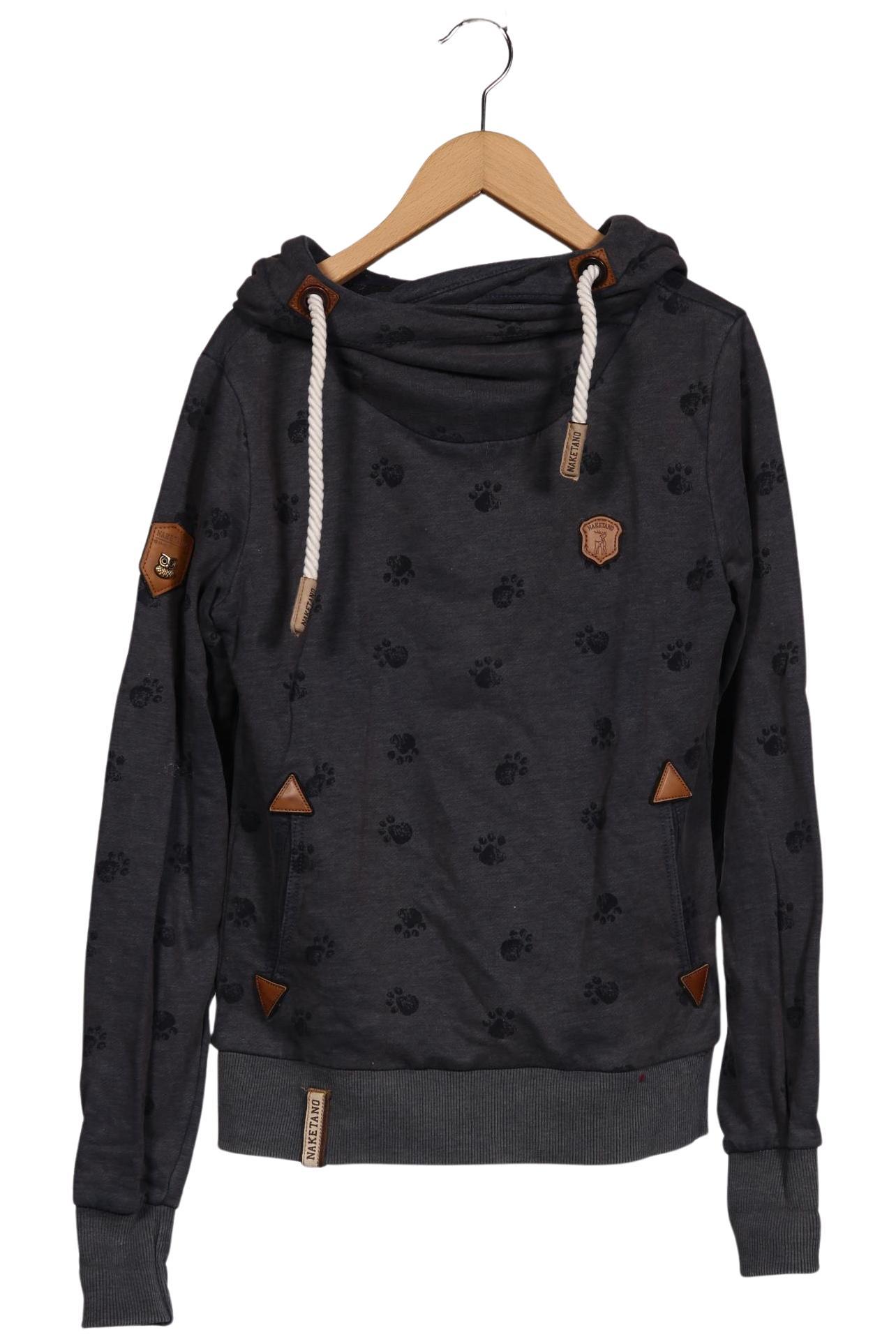 

Naketano Damen Kapuzenpullover, grau, Gr. 36