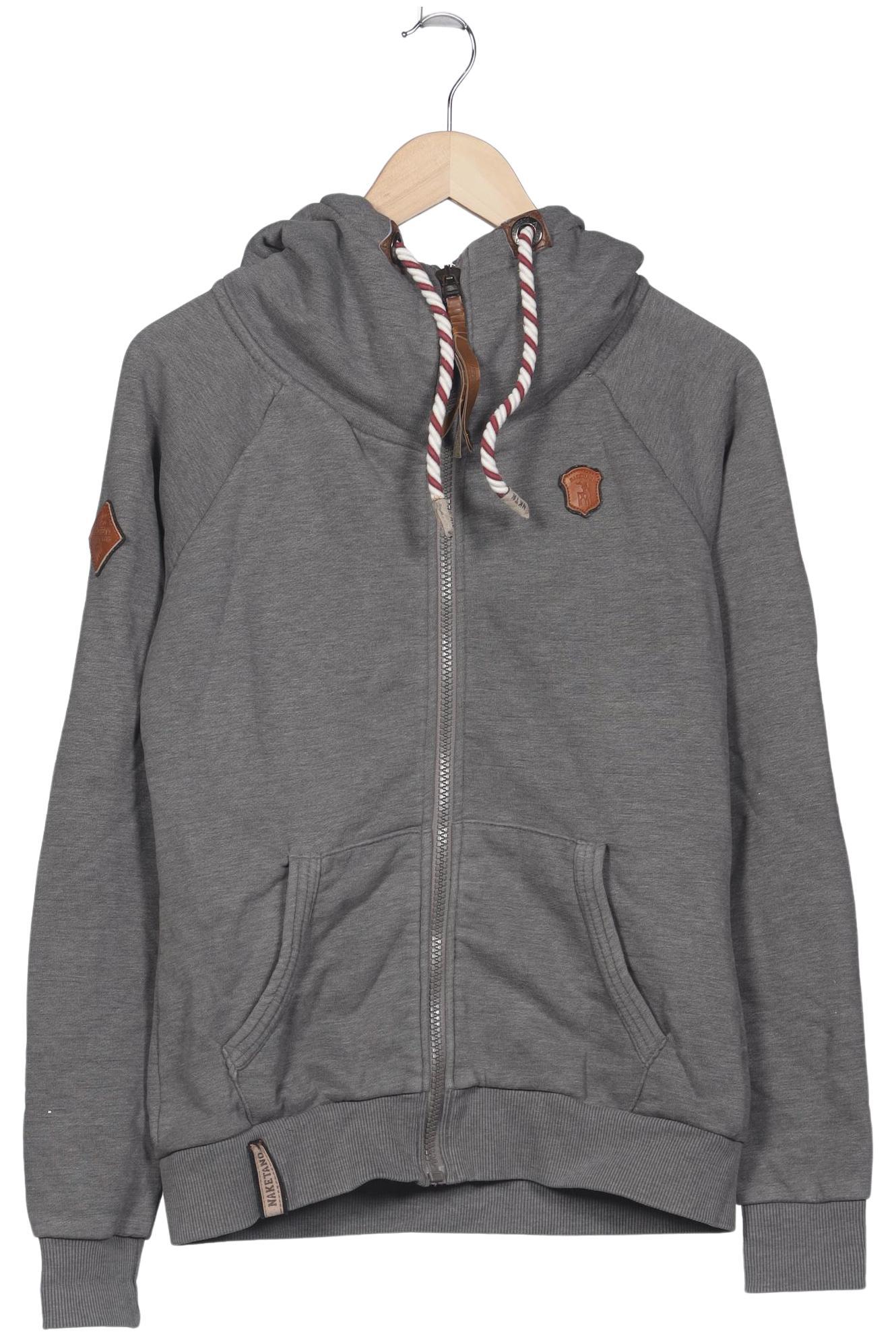

Naketano Damen Kapuzenpullover, grau, Gr. 38