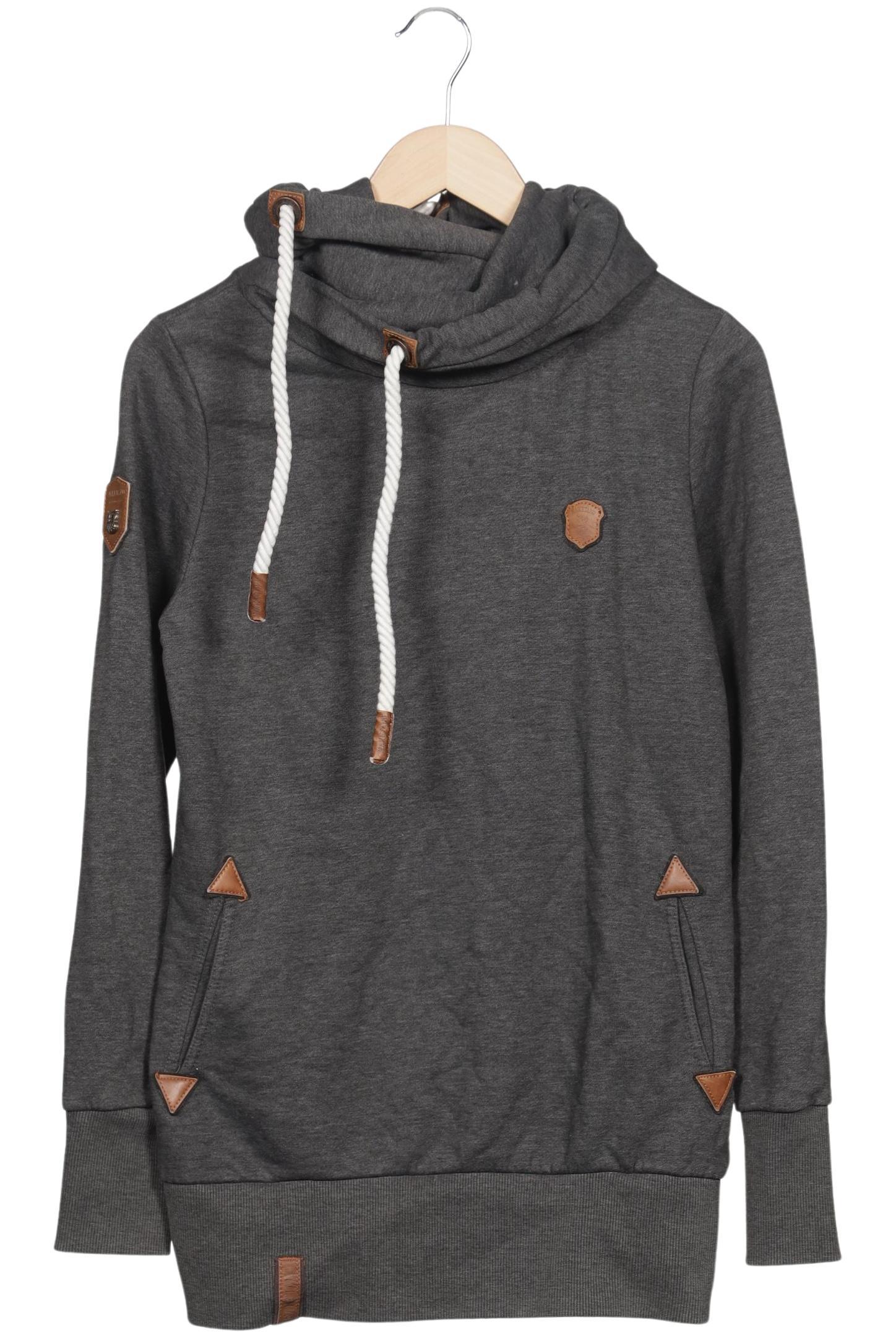 

Naketano Damen Kapuzenpullover, grau, Gr. 38