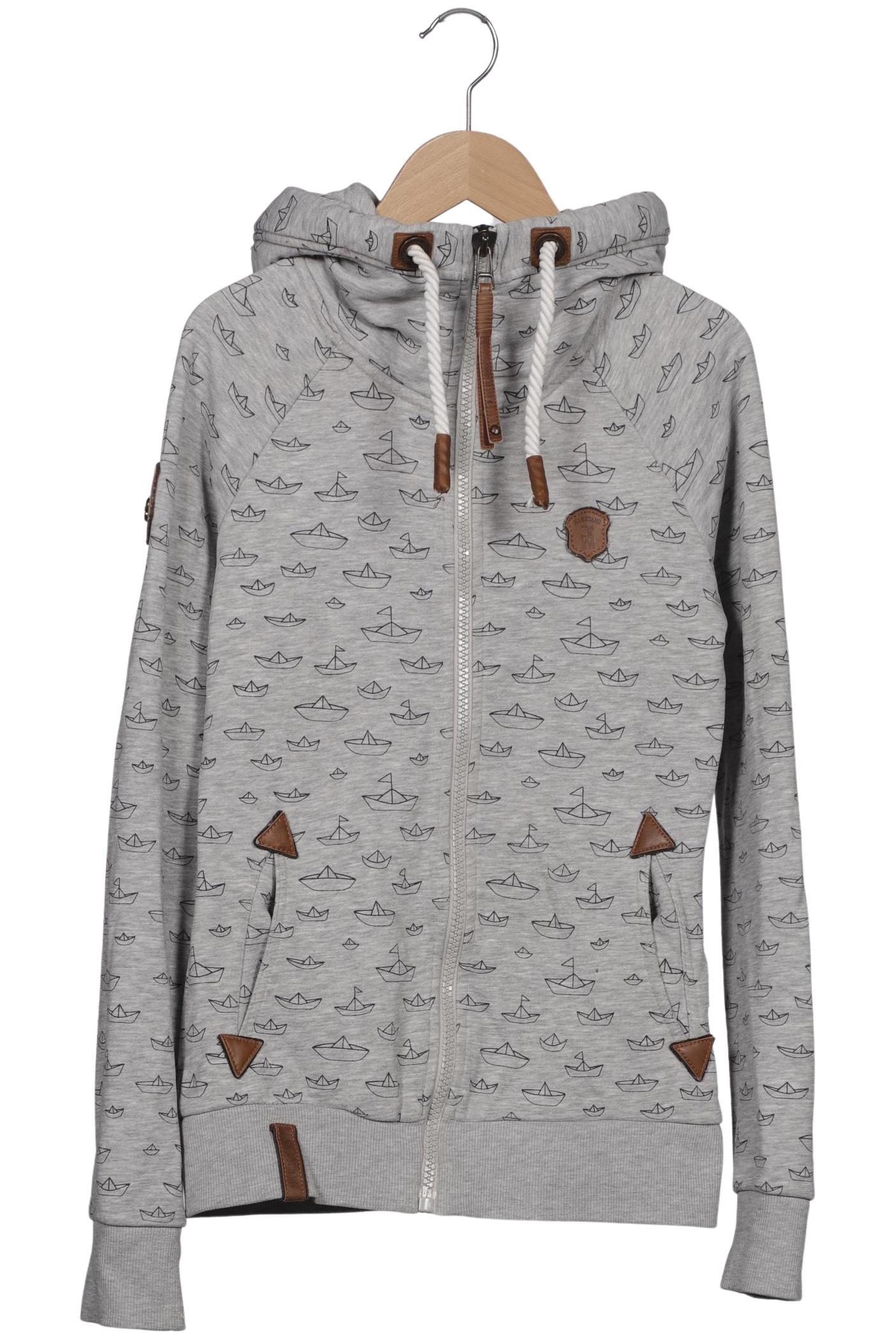 

Naketano Damen Kapuzenpullover, grau, Gr. 36