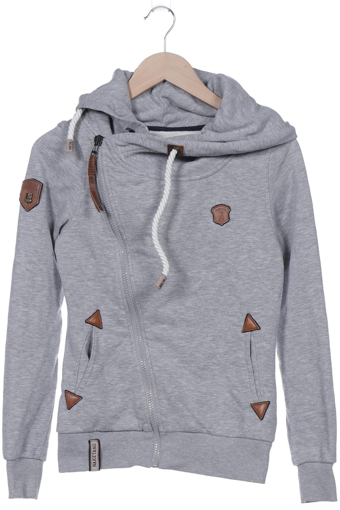 

Naketano Damen Kapuzenpullover, grau, Gr. 34