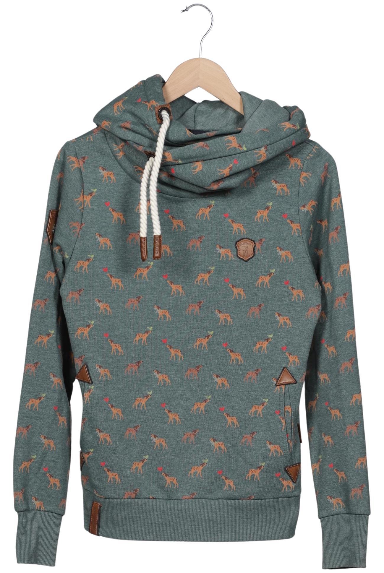 

Naketano Damen Kapuzenpullover, türkis, Gr. 38