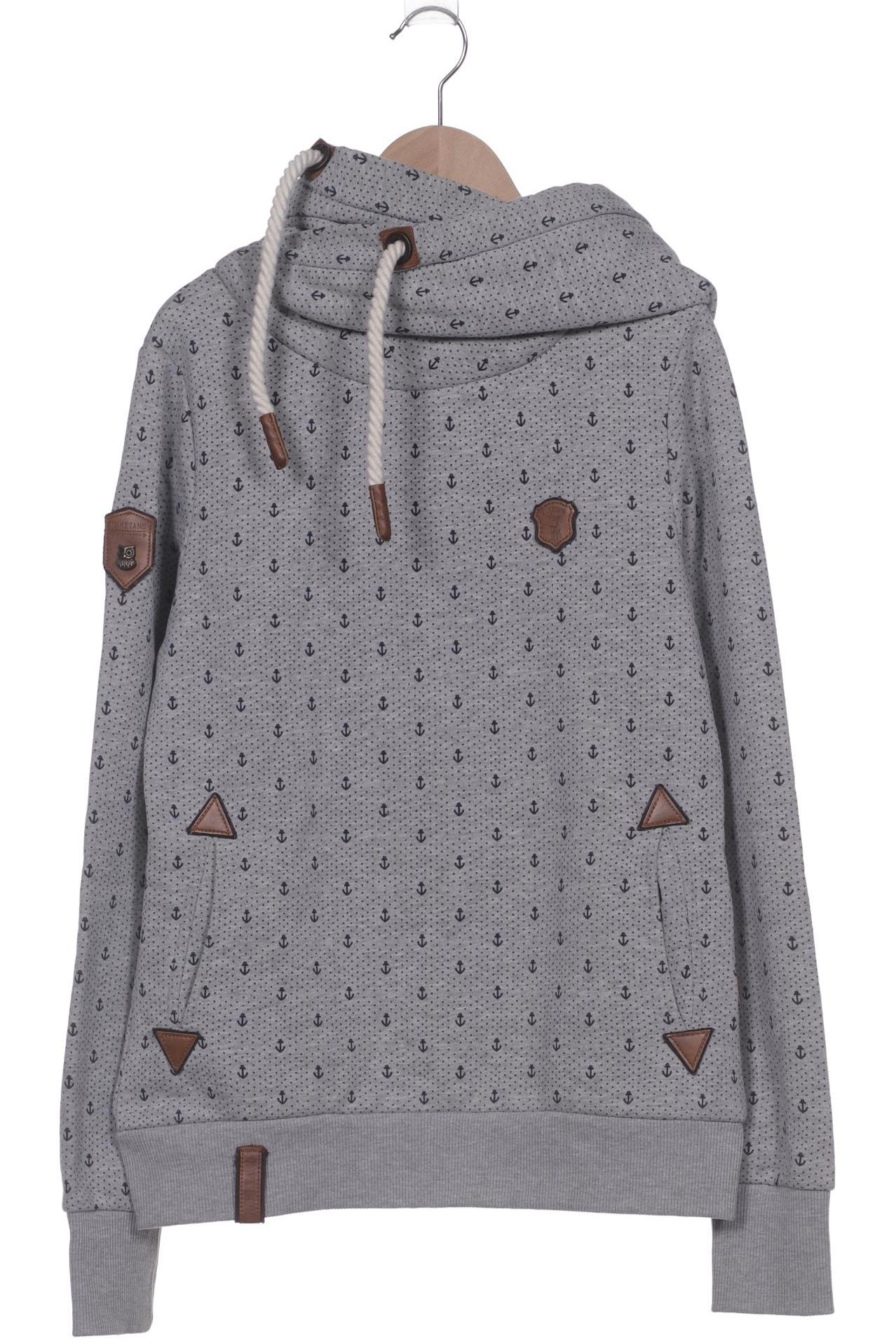 

Naketano Damen Kapuzenpullover, grau, Gr. 38