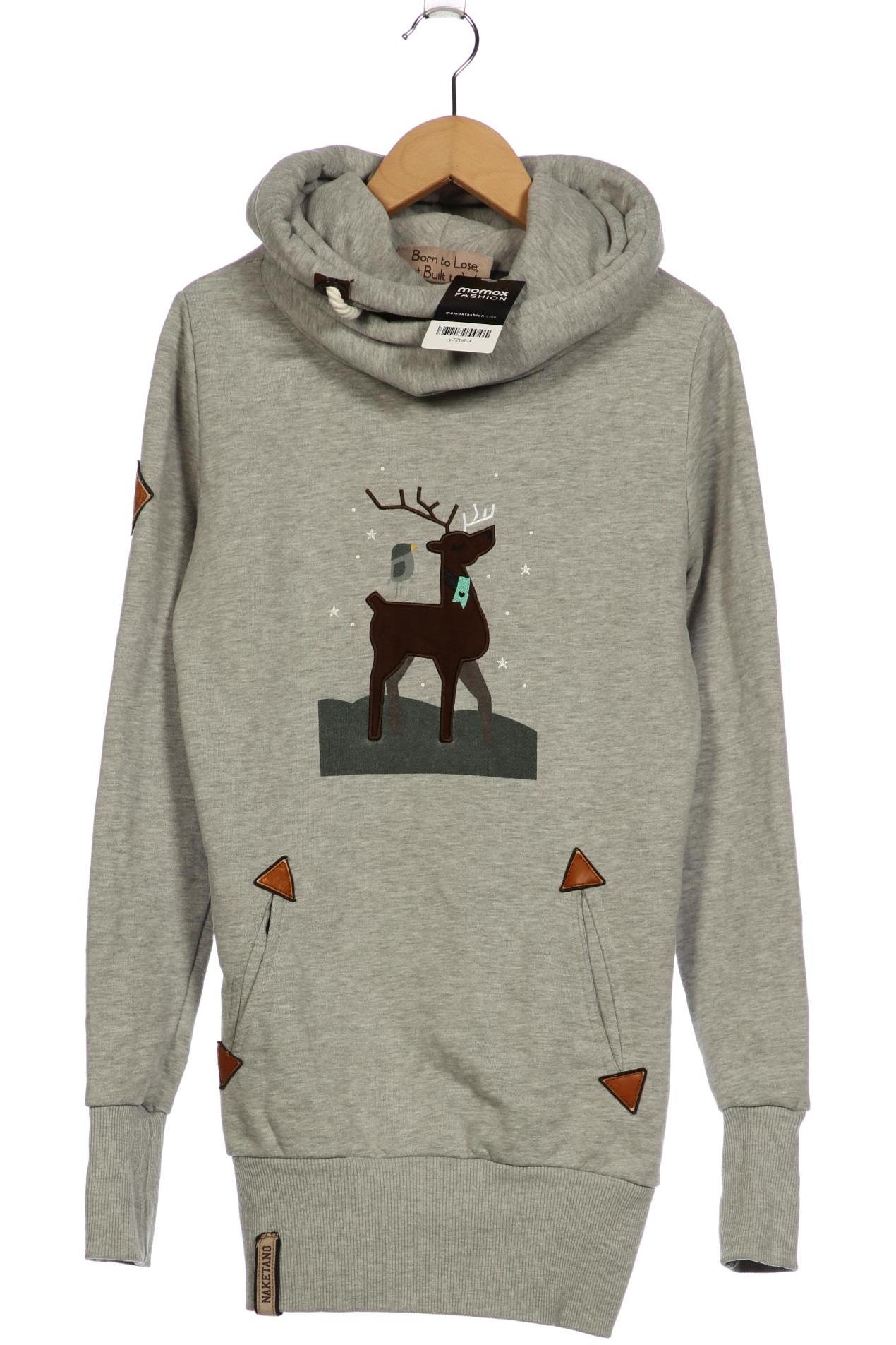 

Naketano Damen Kapuzenpullover, grau, Gr. 36