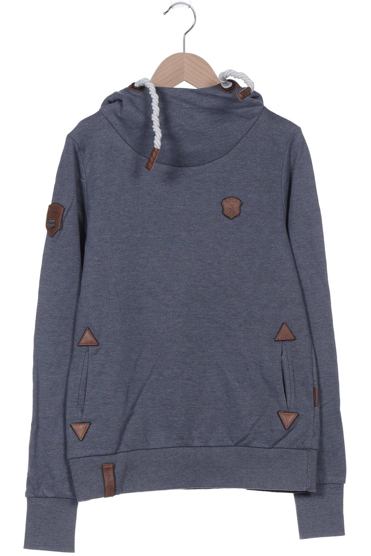 

Naketano Damen Kapuzenpullover, grau, Gr. 38