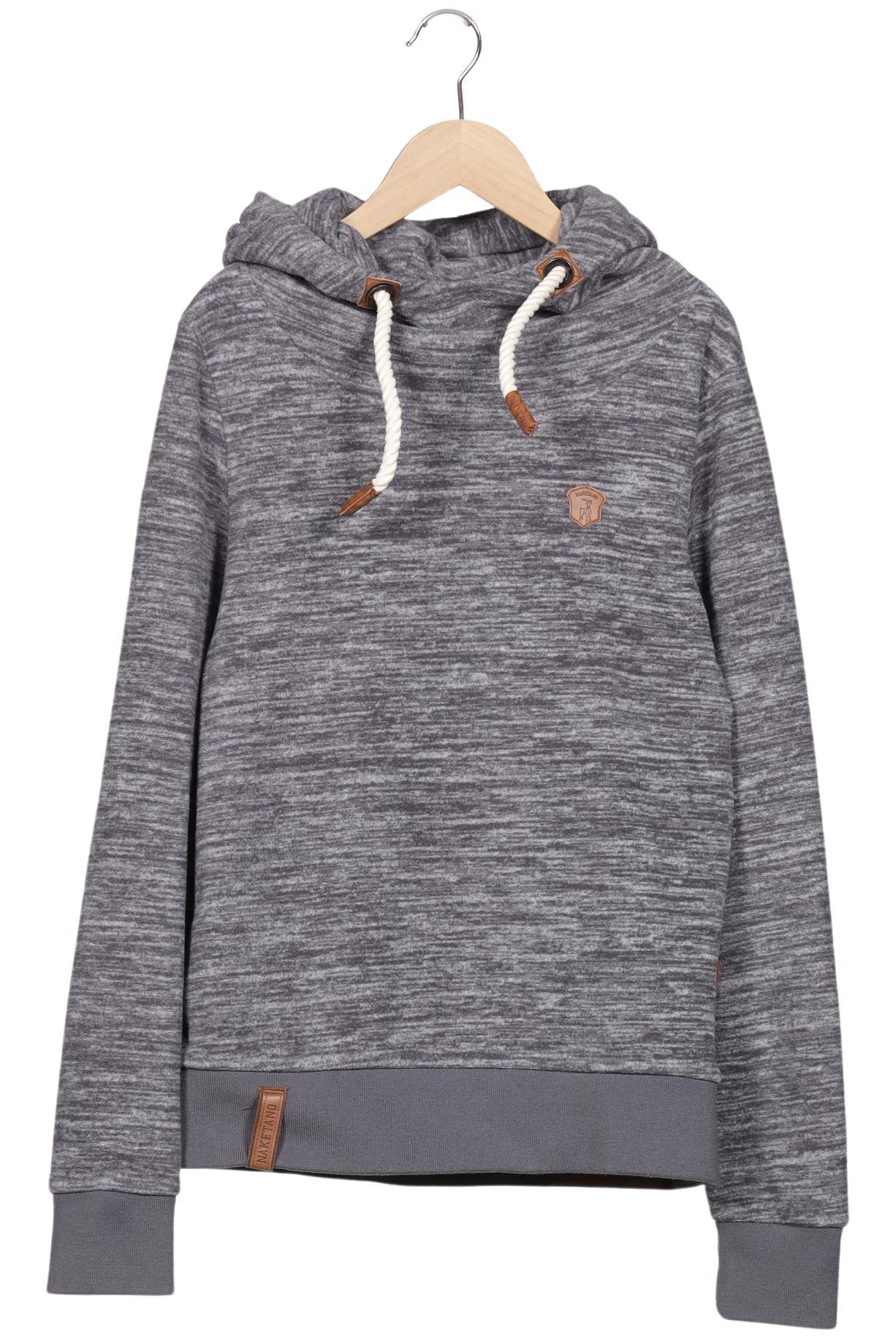 

Naketano Damen Kapuzenpullover, grau, Gr. 38