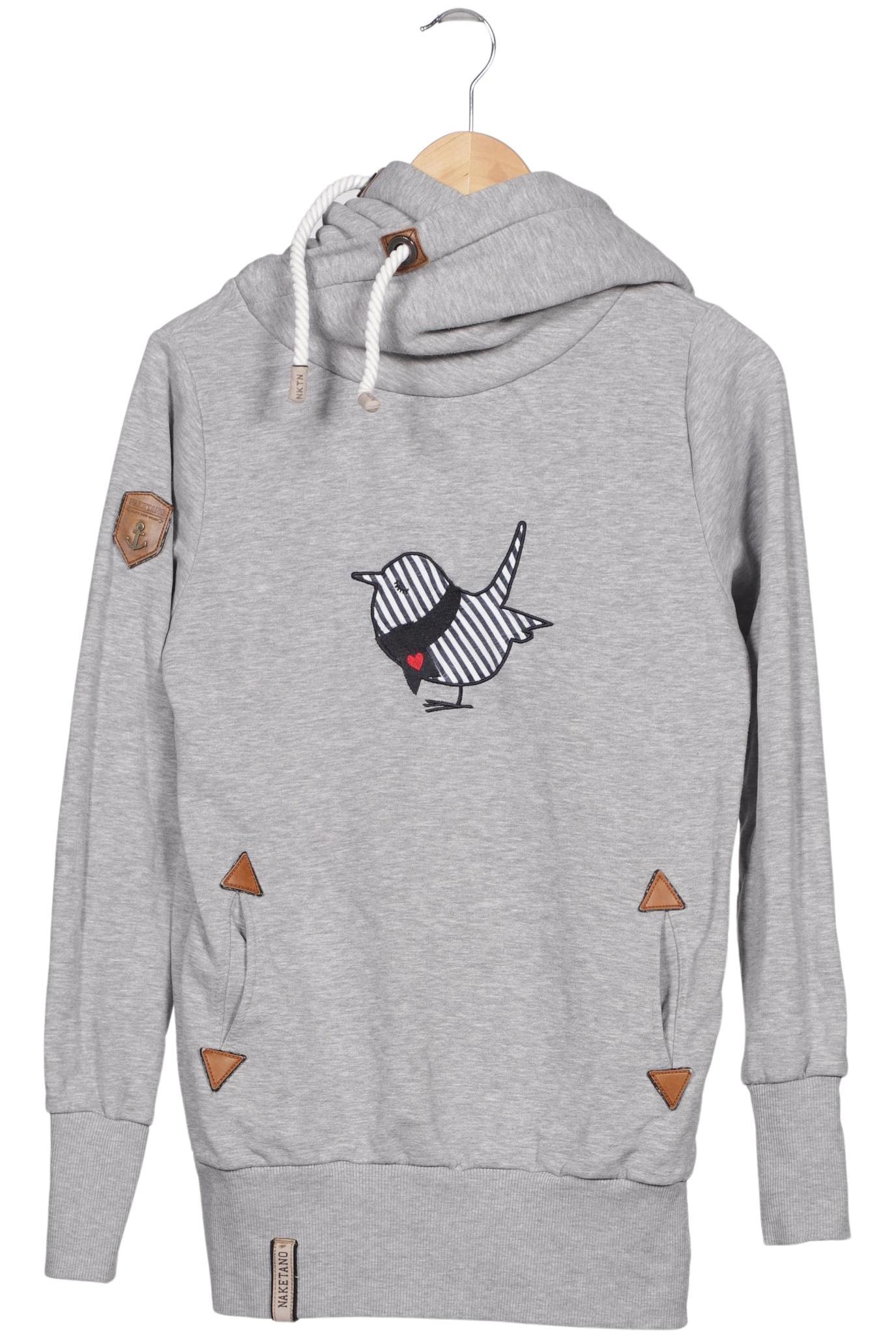 

Naketano Damen Kapuzenpullover, grau, Gr. 36