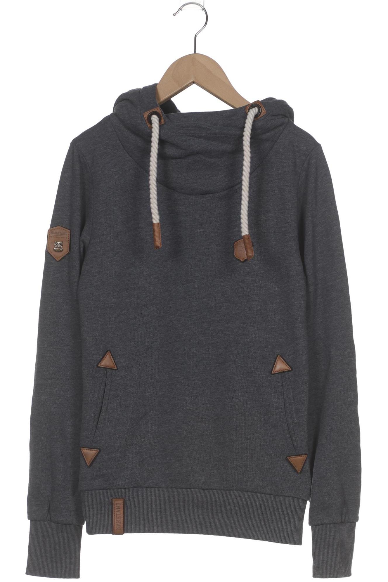 

Naketano Damen Kapuzenpullover, grau, Gr. 36