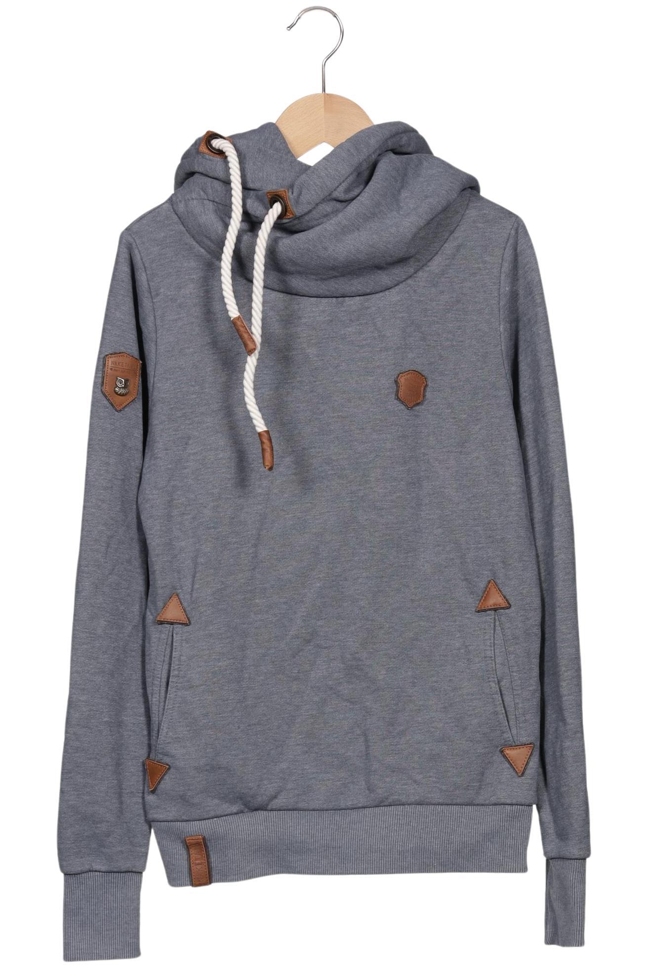 

Naketano Damen Kapuzenpullover, grau, Gr. 38