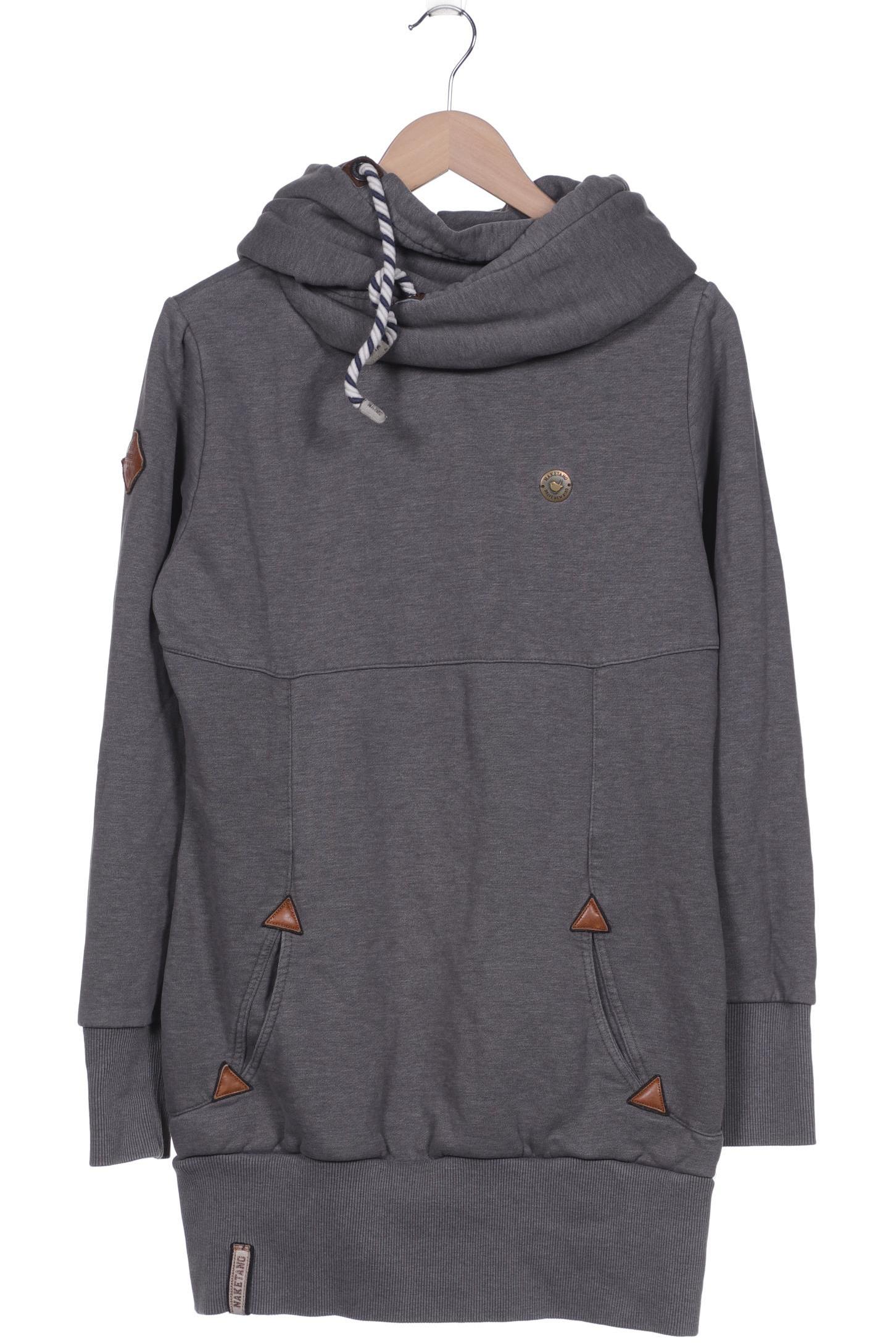 

Naketano Damen Kapuzenpullover, grau, Gr. 44