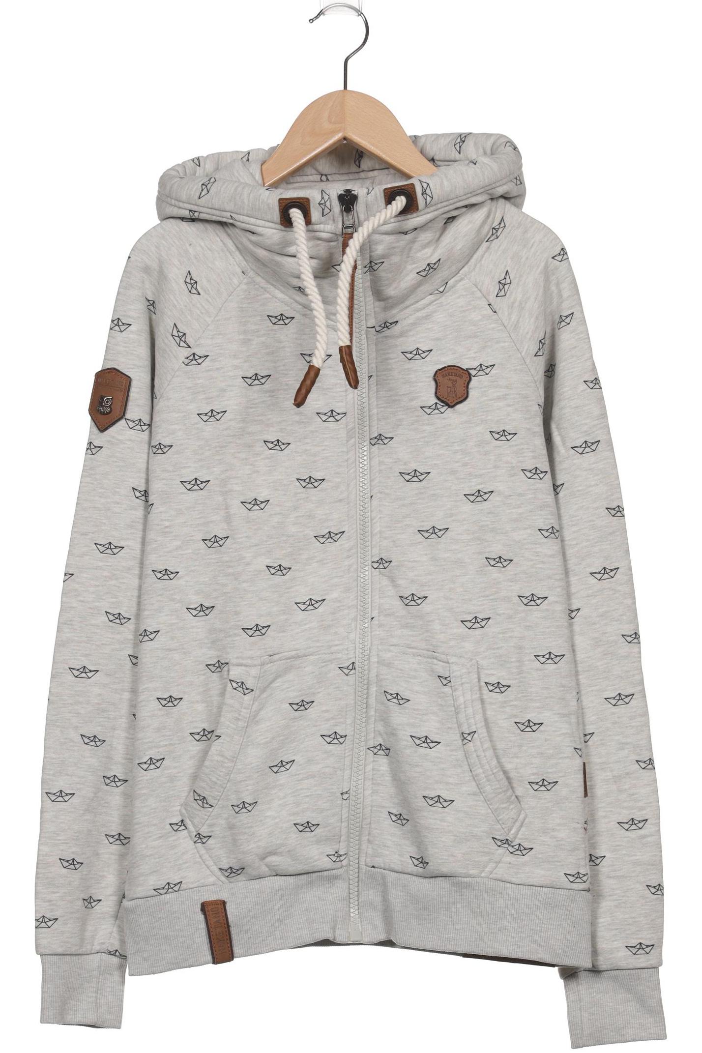 

Naketano Damen Kapuzenpullover, grau, Gr. 38