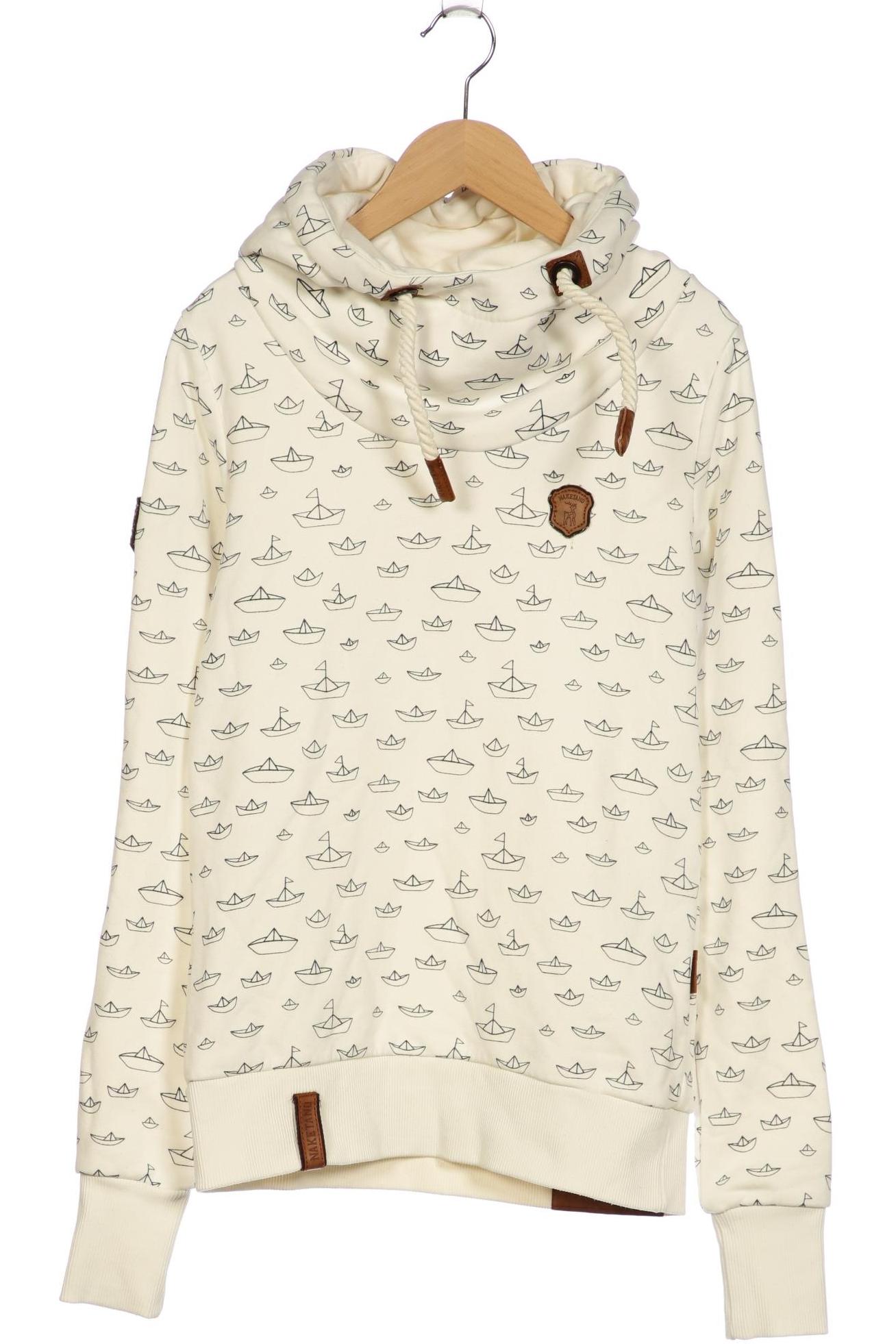 

Naketano Damen Kapuzenpullover, weiß, Gr. 36