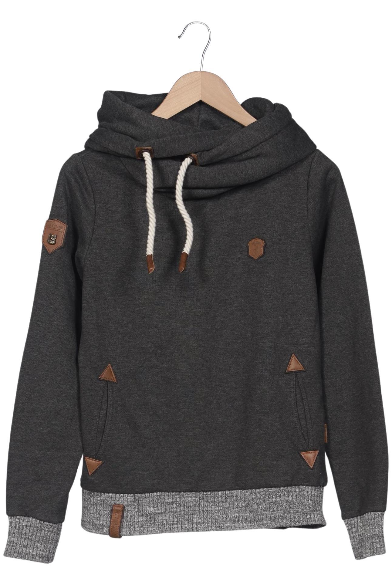 

Naketano Damen Kapuzenpullover, grau, Gr. 38