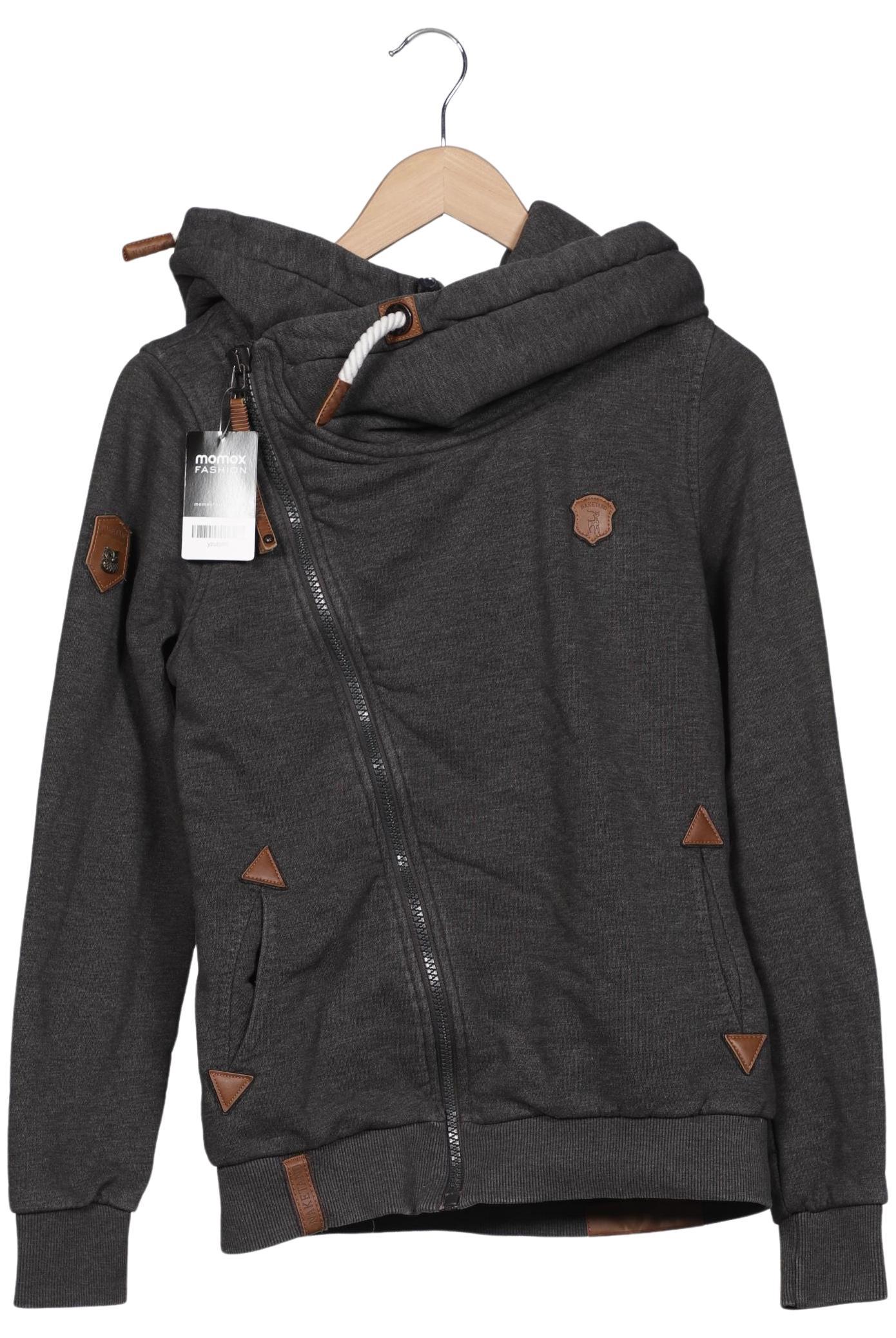 

Naketano Damen Kapuzenpullover, grau, Gr. 42