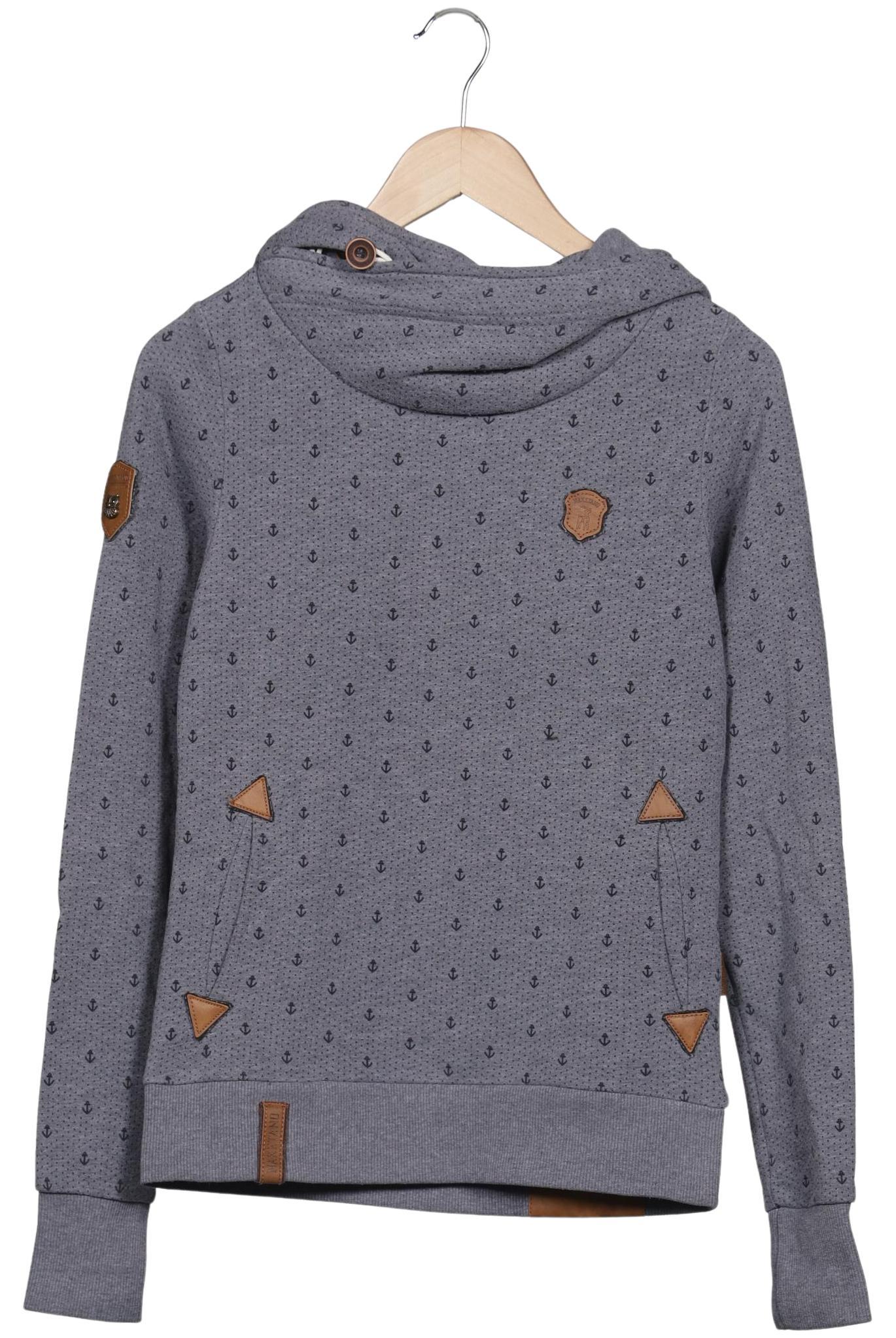 

Naketano Damen Kapuzenpullover, grau, Gr. 36